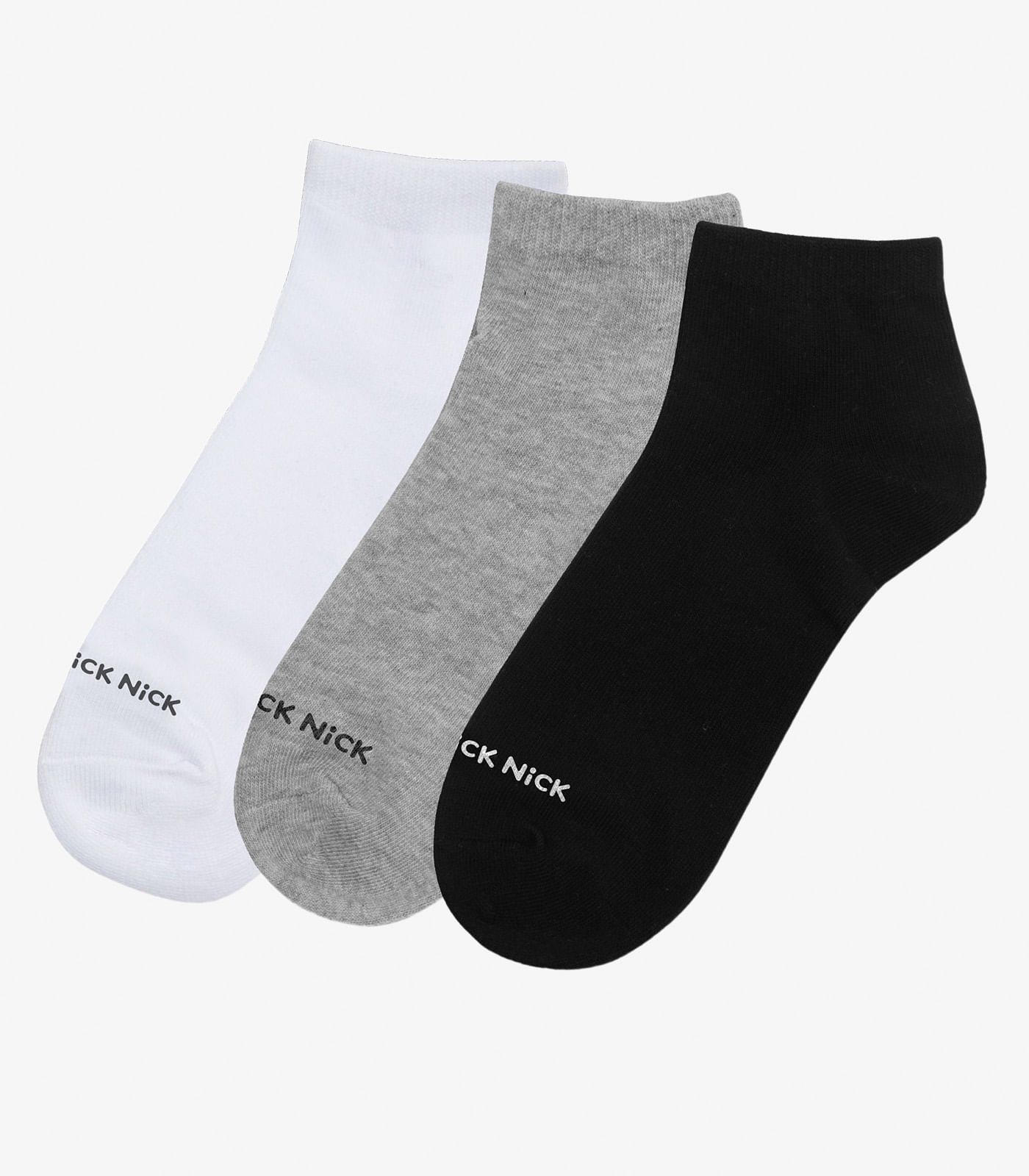 Kit 6 Pares De Meia Cano Curto Lisas Trick Nick Sortido - Imagem 2