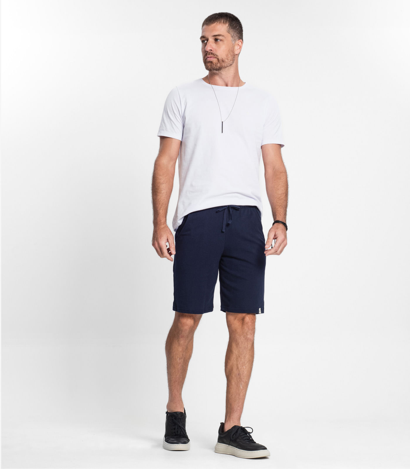 Kit 3 Bermudas De Moletom Masculina Select Sortido - Imagem 5