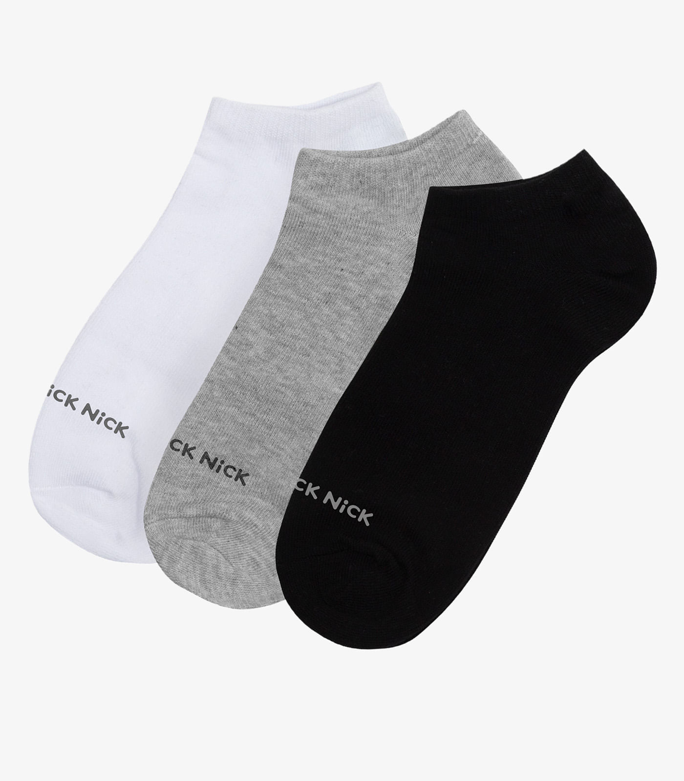 Kit 6 Pares De Meia Soquete Lisas Trick Nick Sortido - Imagem 2