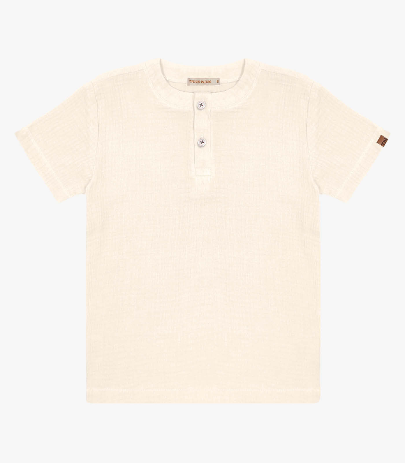 Camisa Infantil Menino Trick Nick Bege