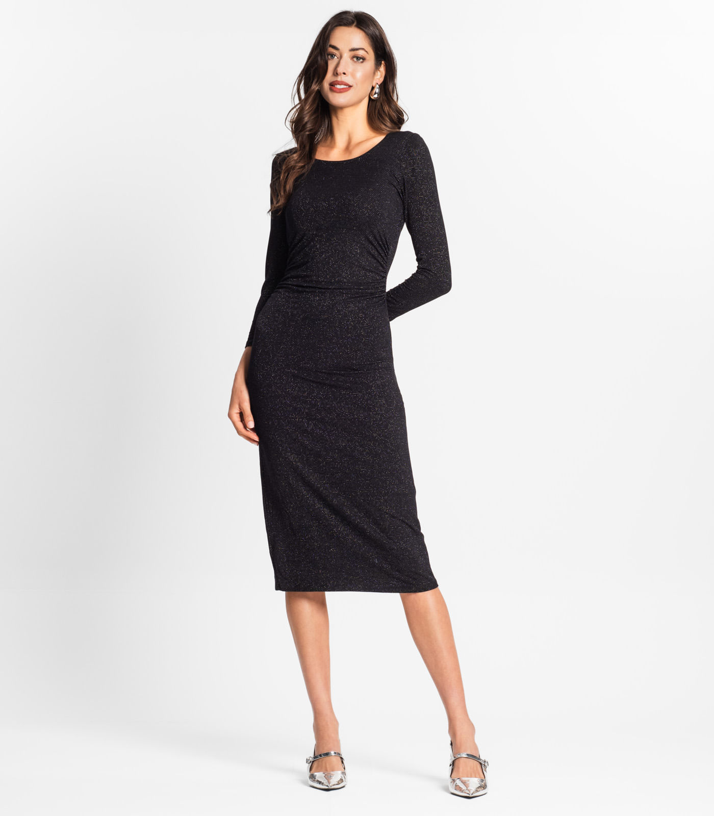 Vestido Midi Feminino Endless Preto - Imagem 4