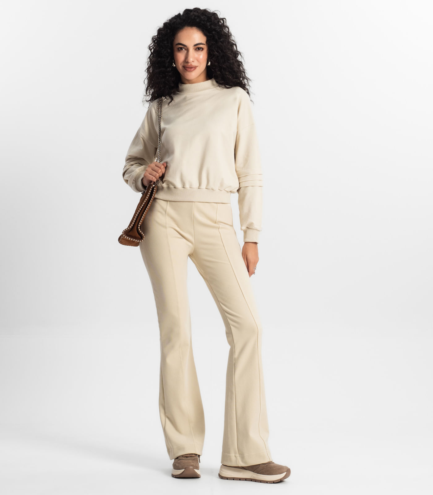 Blusão Feminino Rovitex Bege - Imagem 4