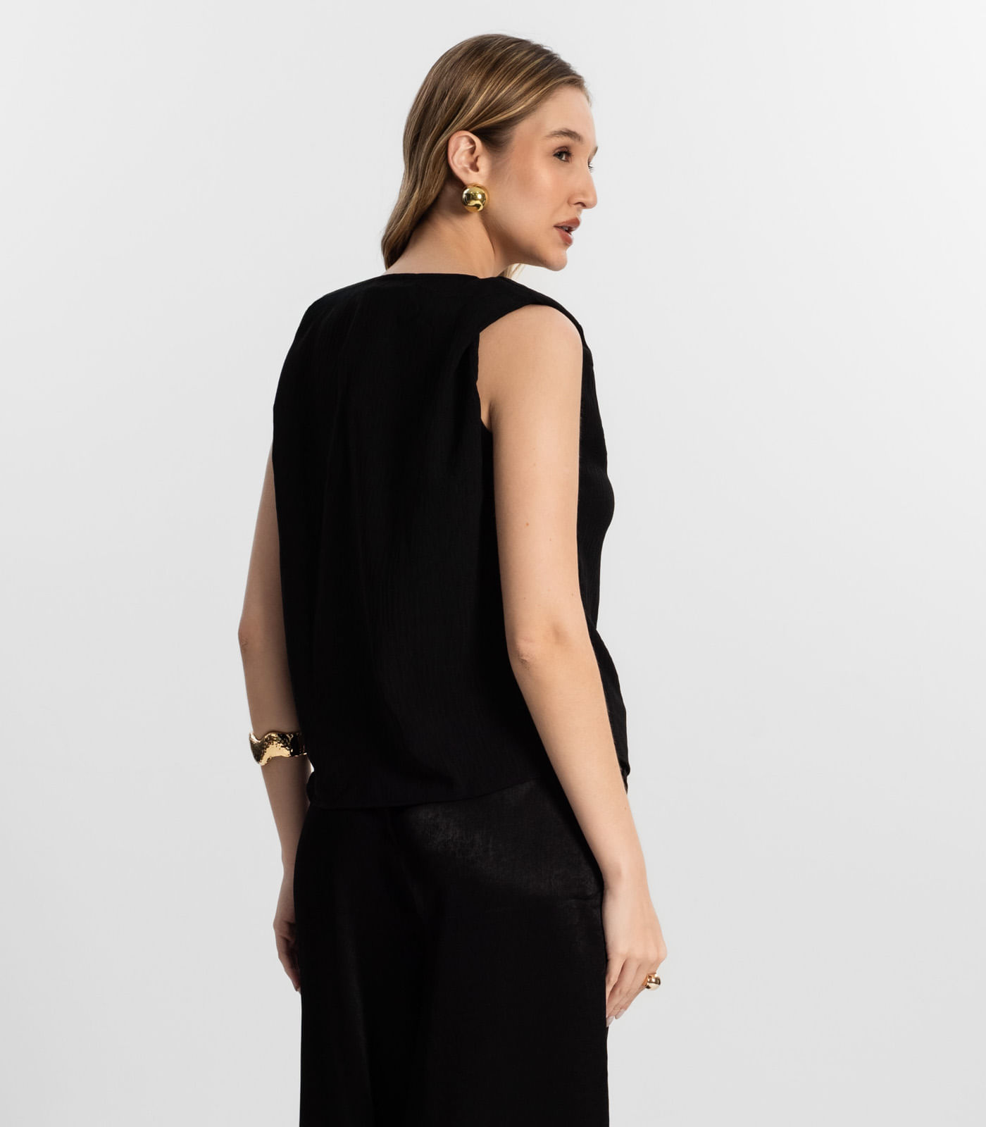 Regata Feminina Air Flow Endless Preto - Imagem 3