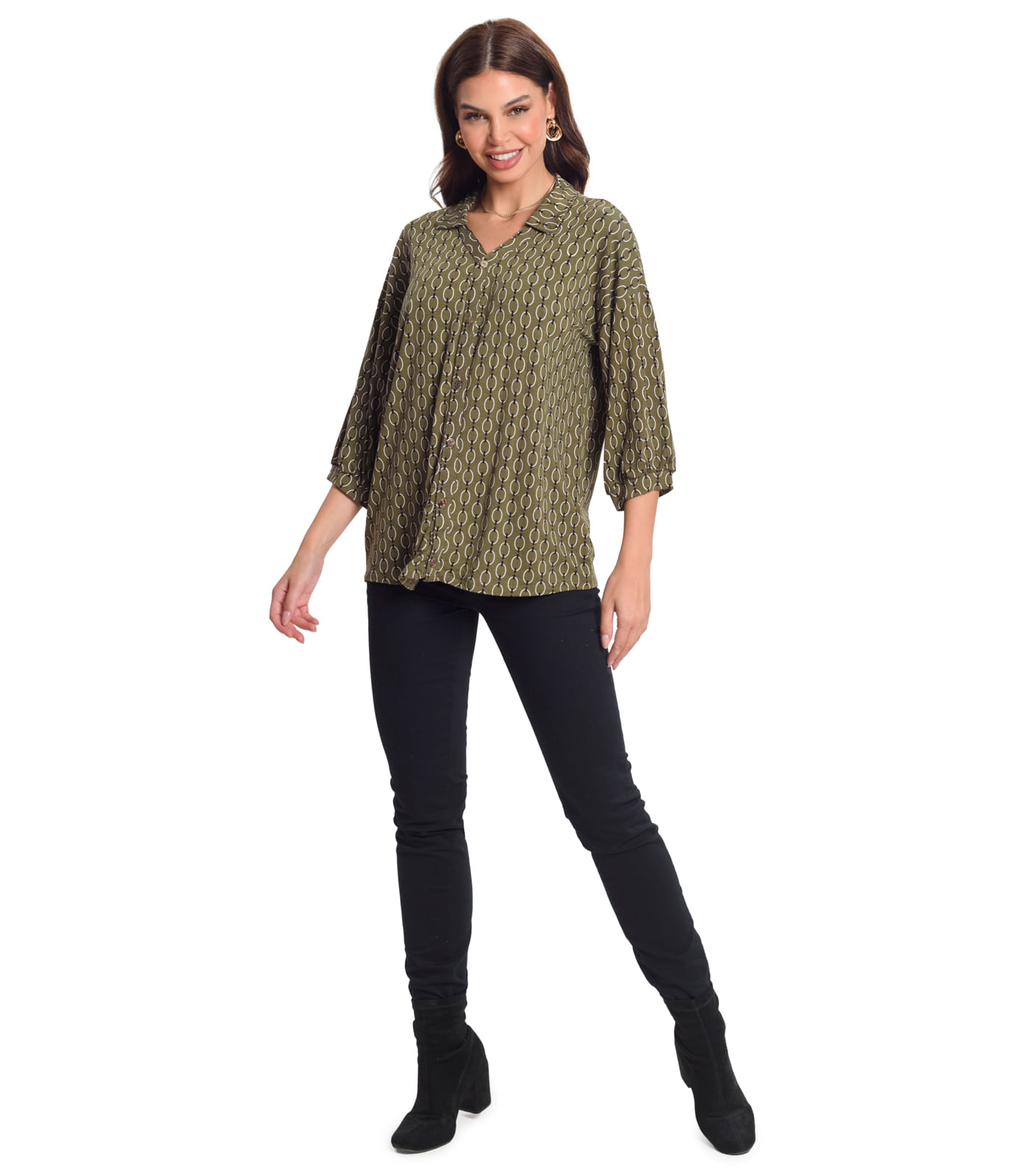 Camisa Feminina Elo Rovitex Verde
