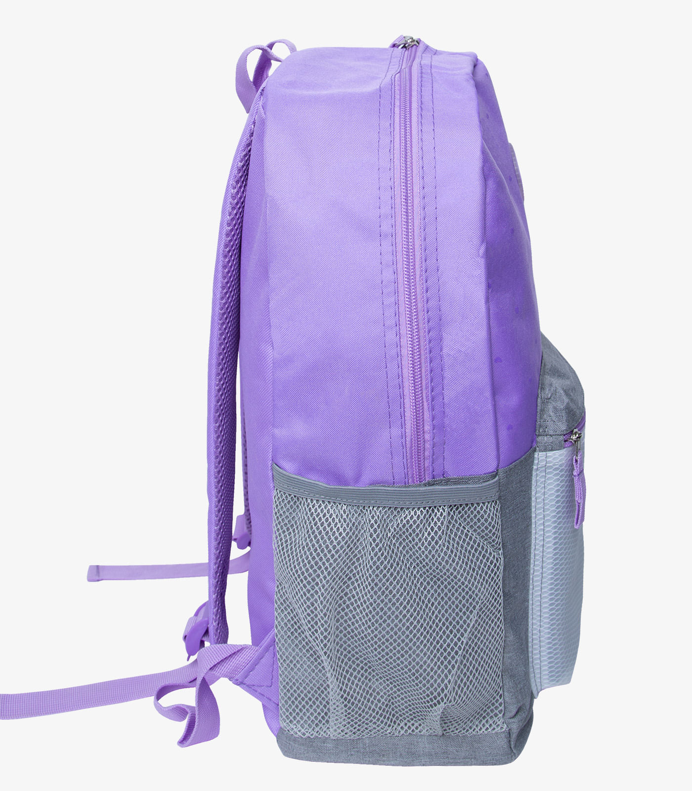Mochila Escolar Feminina Com Bolinhas Clio Roxo - Imagem 2