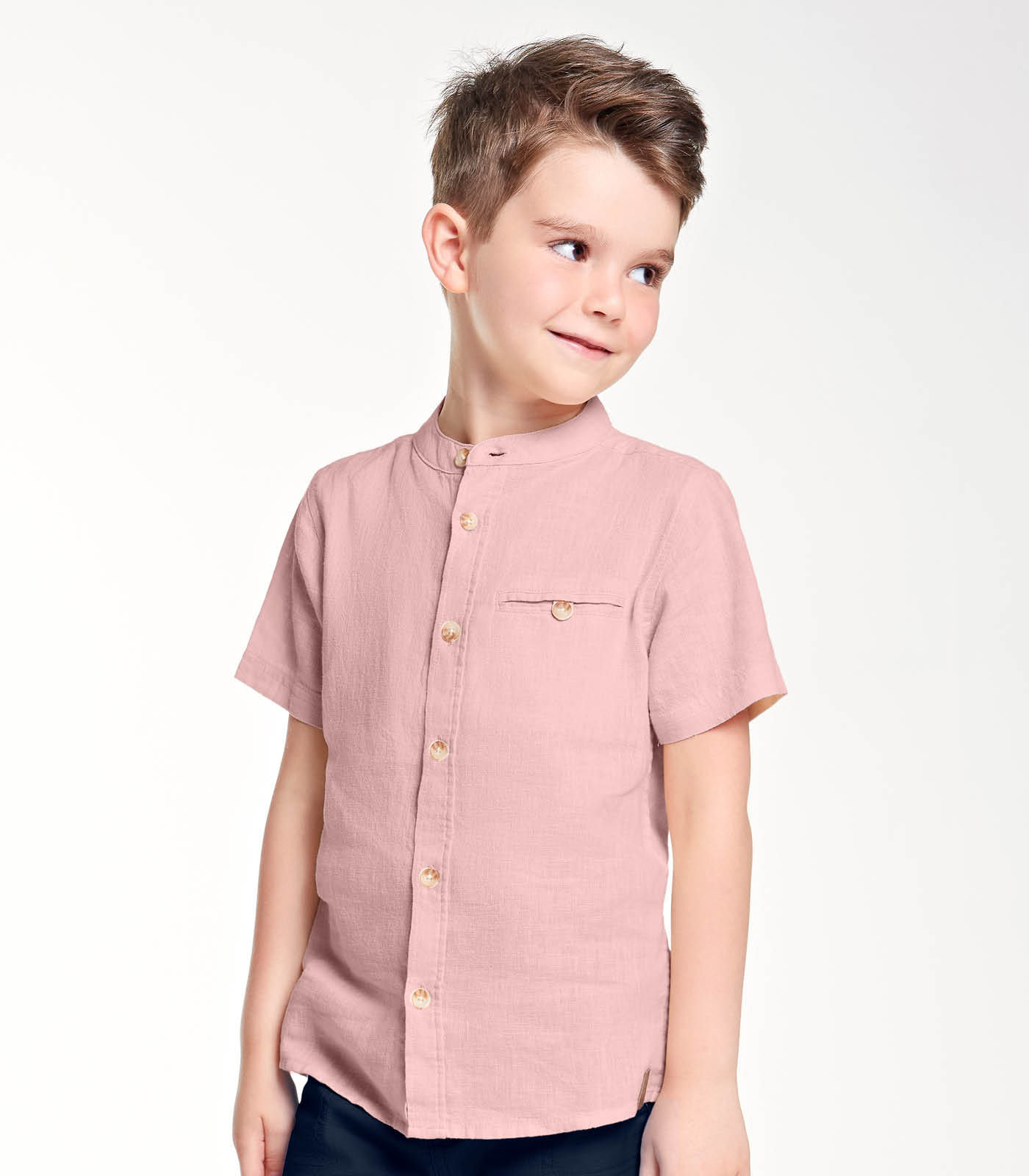 Conjunto Menino Camisa Com Bermuda Trick Nick Rosa - Imagem 3