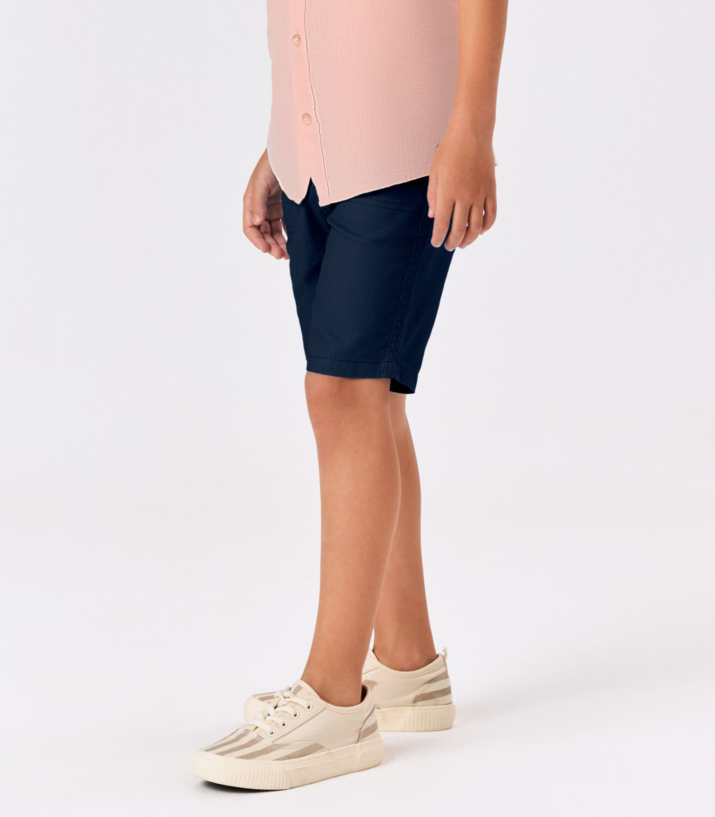 Conjunto Menino Camisa Com Bermuda Trick Nick Rosa - Imagem 5