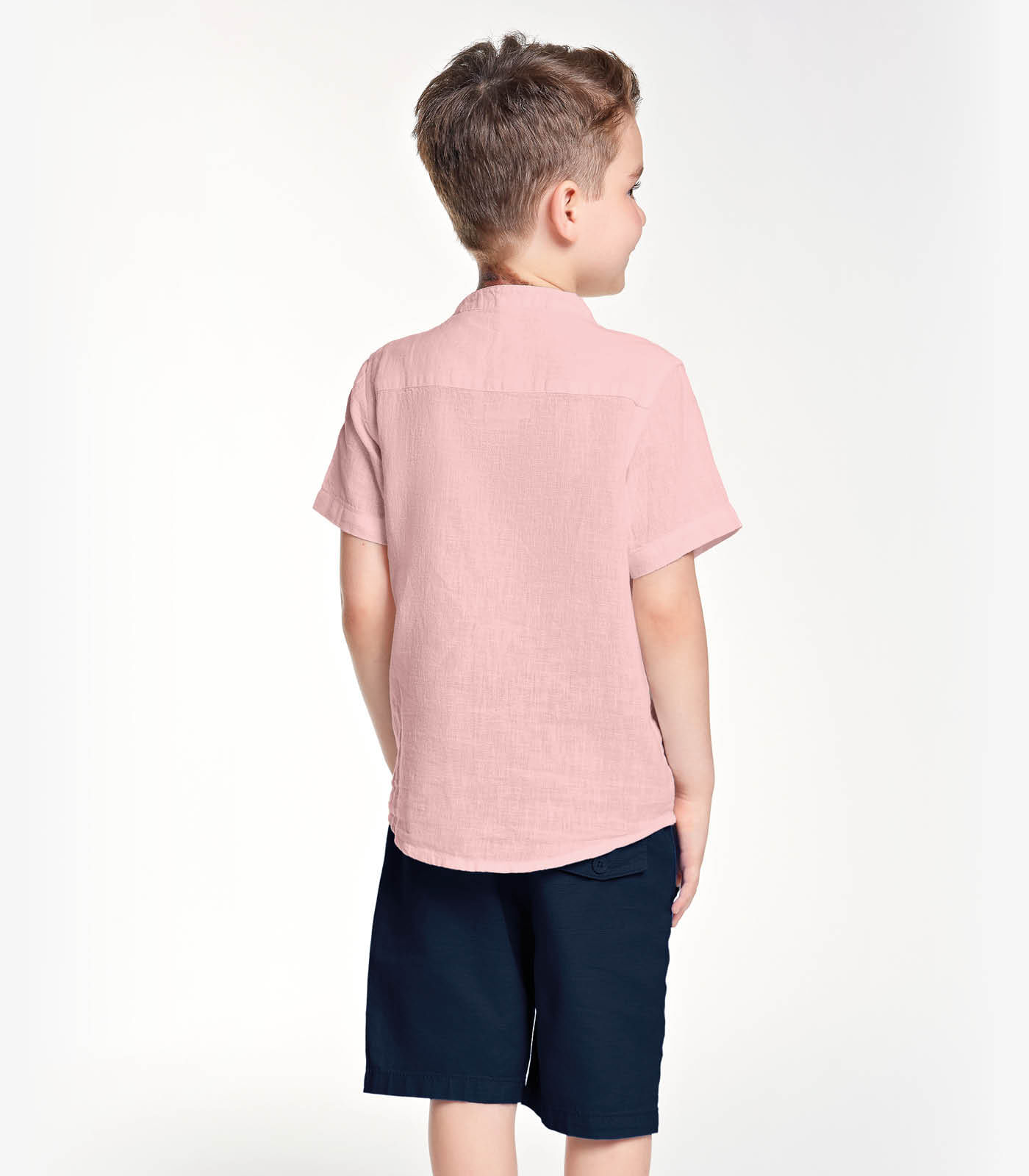 Conjunto Menino Camisa Com Bermuda Trick Nick Rosa - Imagem 7