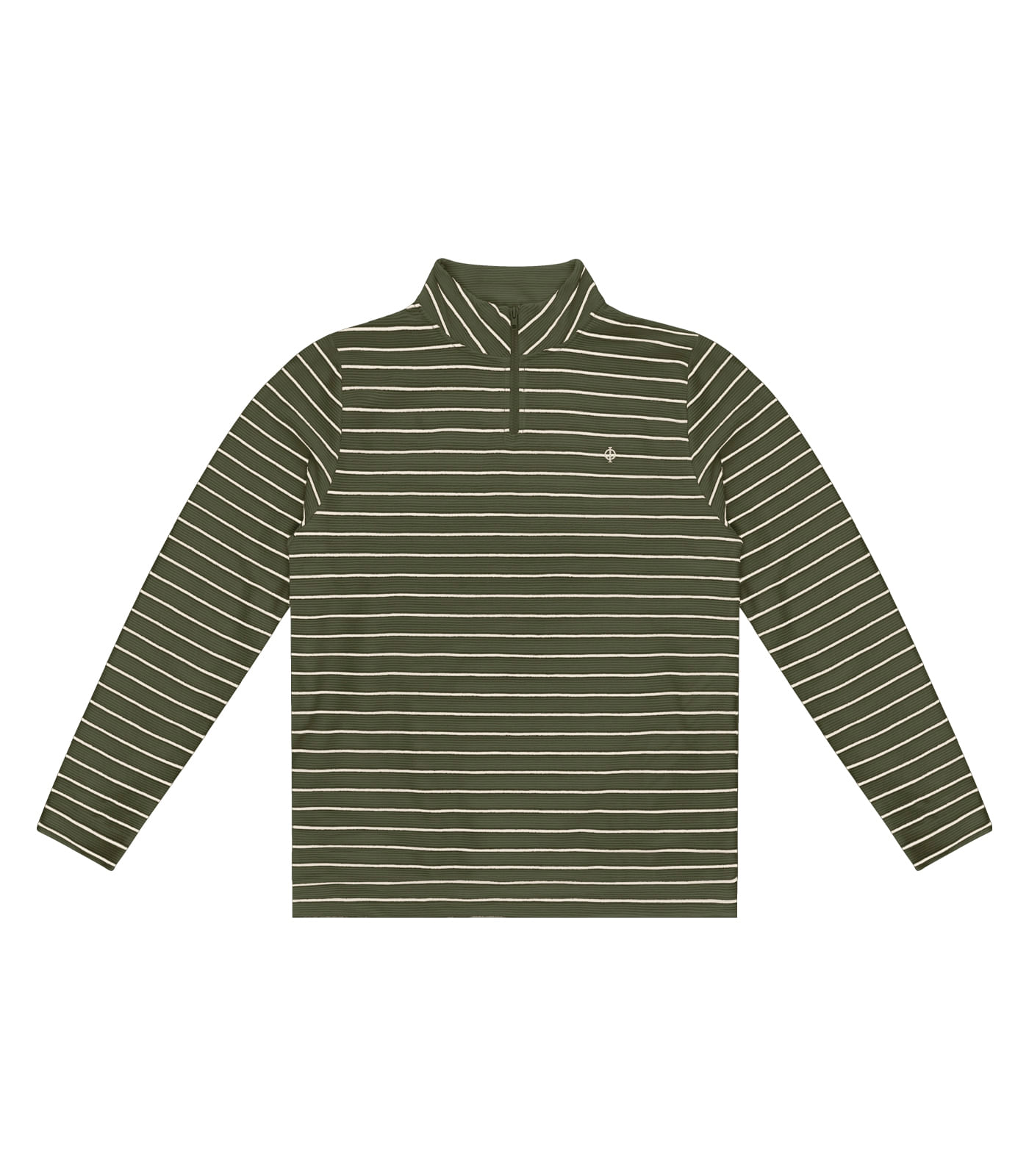 Blusão Masculino Moletinho Listrado Diametro Verde - Imagem 5