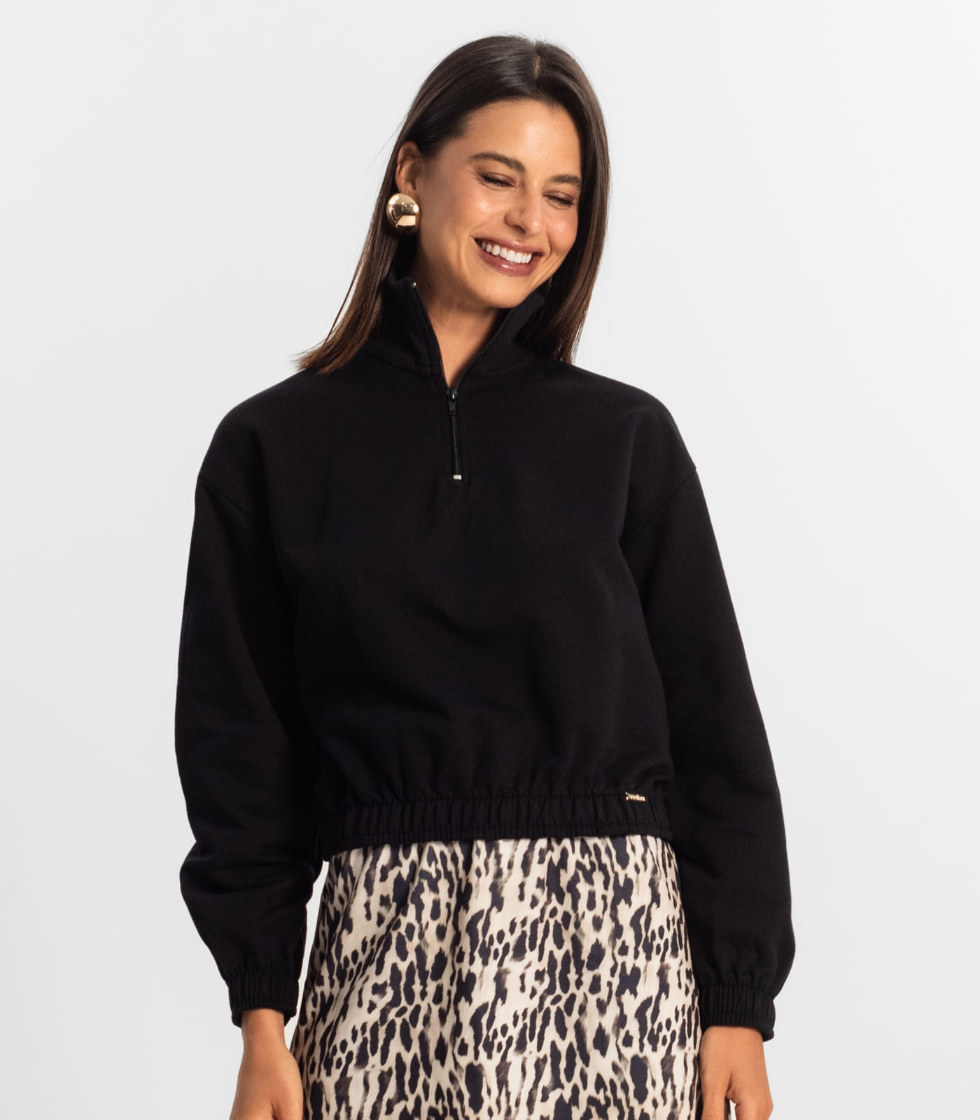 Blusão Feminino Rovitex Preto - Imagem 2