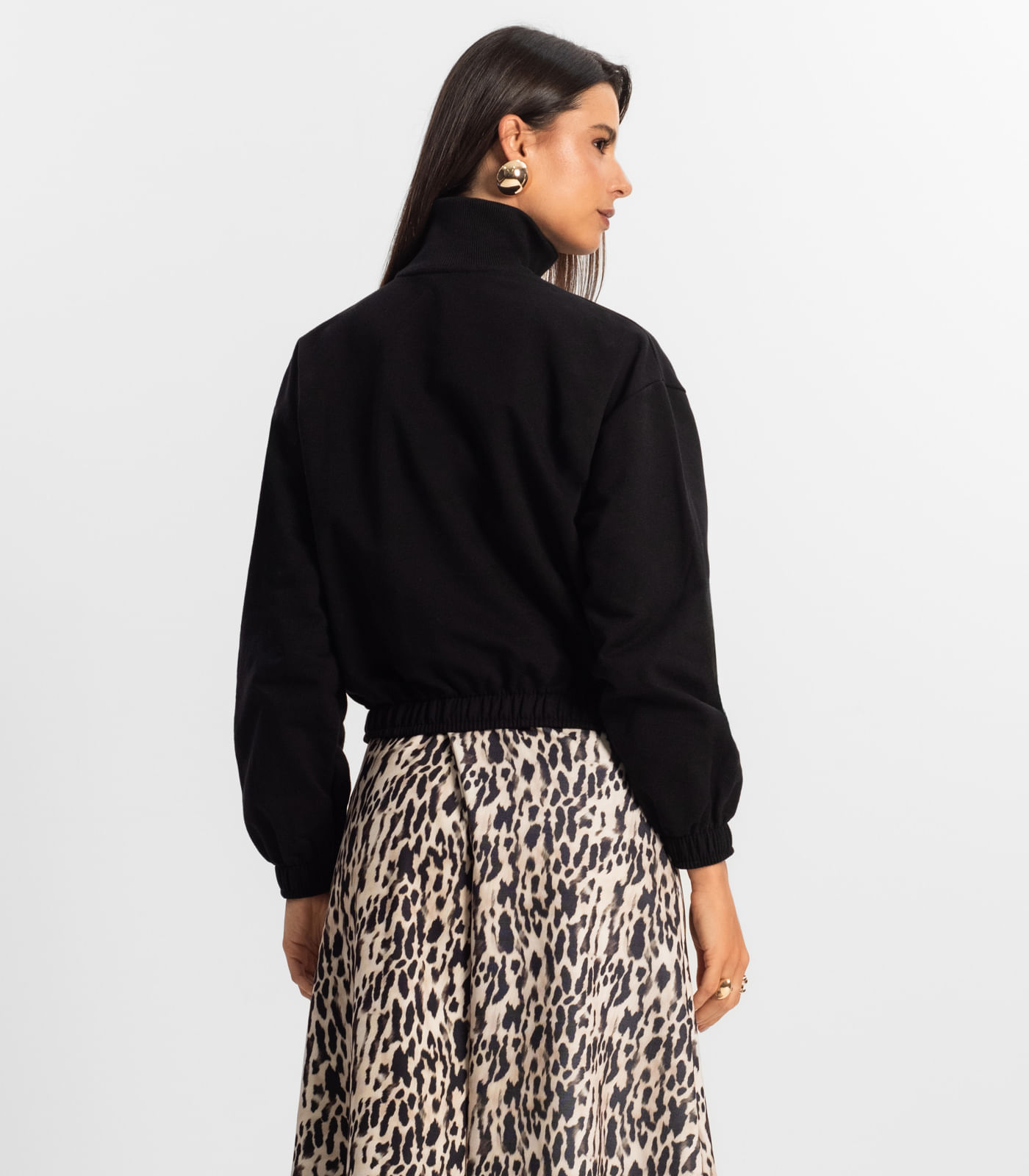 Blusão Feminino Rovitex Preto - Imagem 3