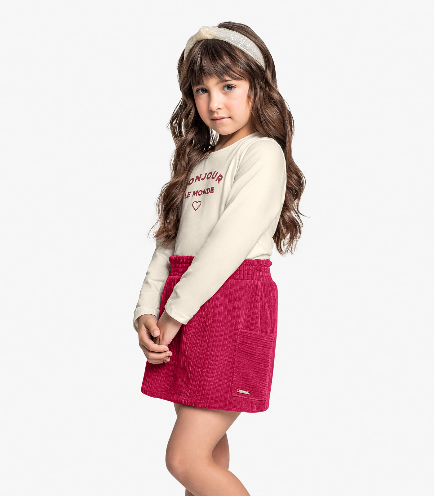 Conjunto Blusa Com Saia Trick Nick Vermelho