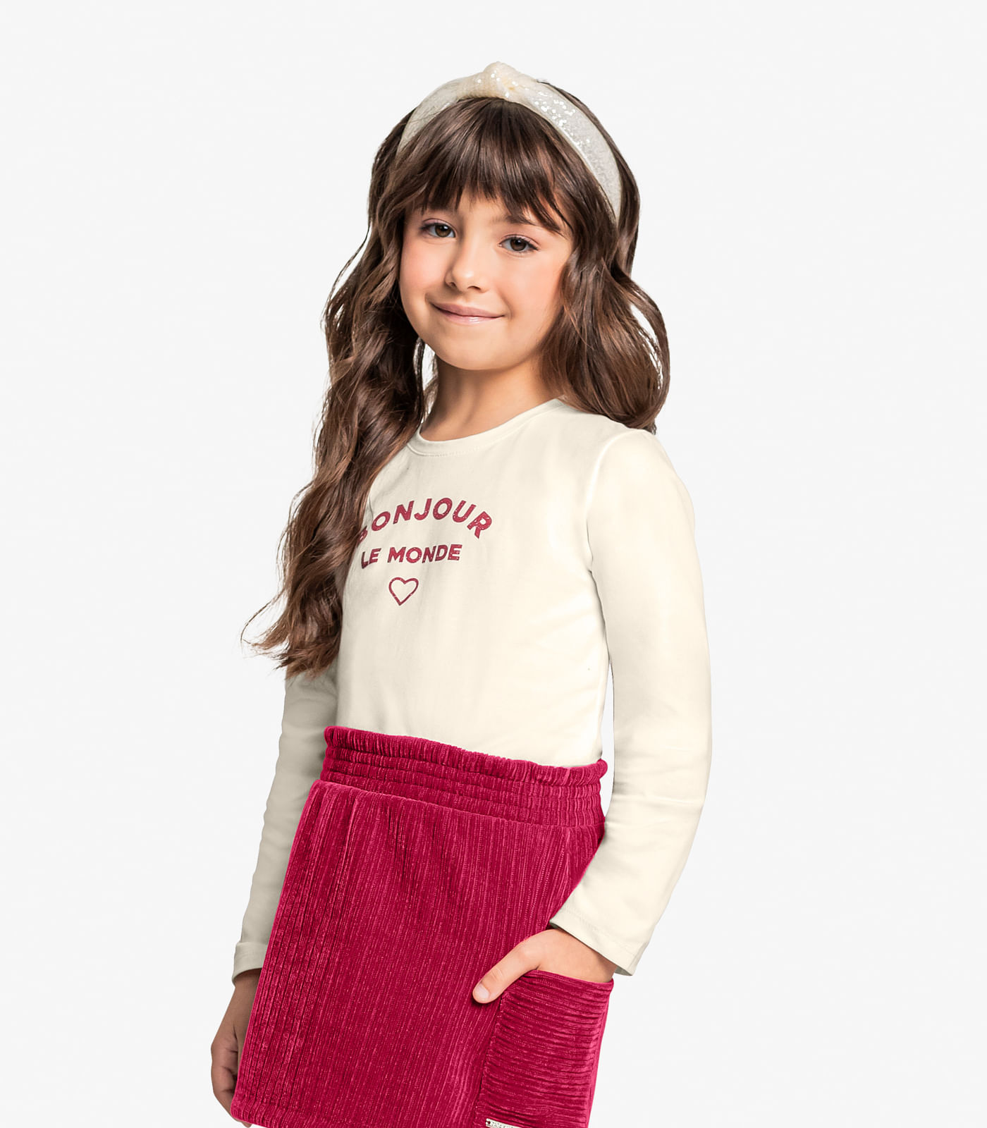 Conjunto Blusa Com Saia Trick Nick Vermelho - Imagem 2