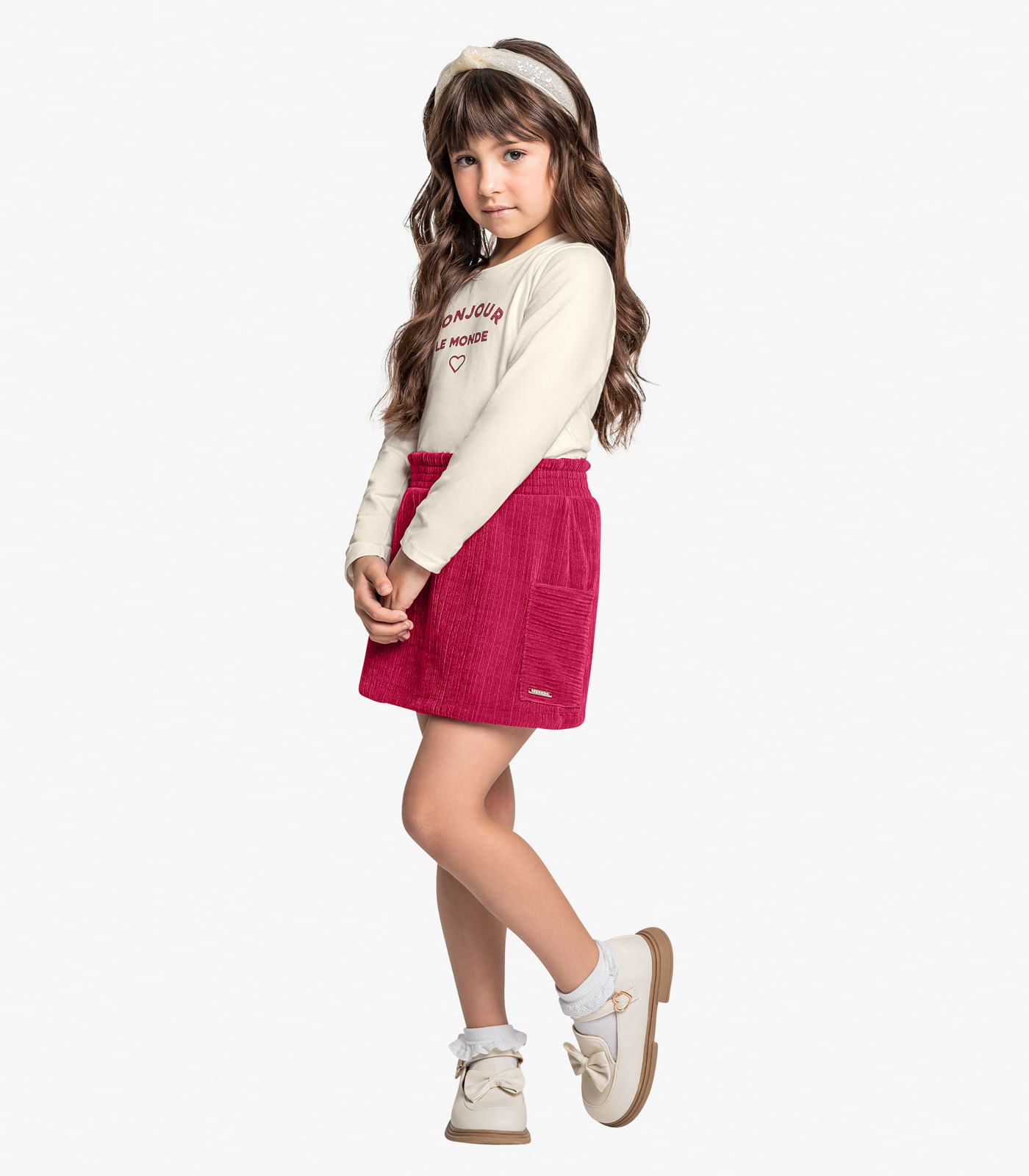 Conjunto Blusa Com Saia Trick Nick Vermelho - Imagem 5