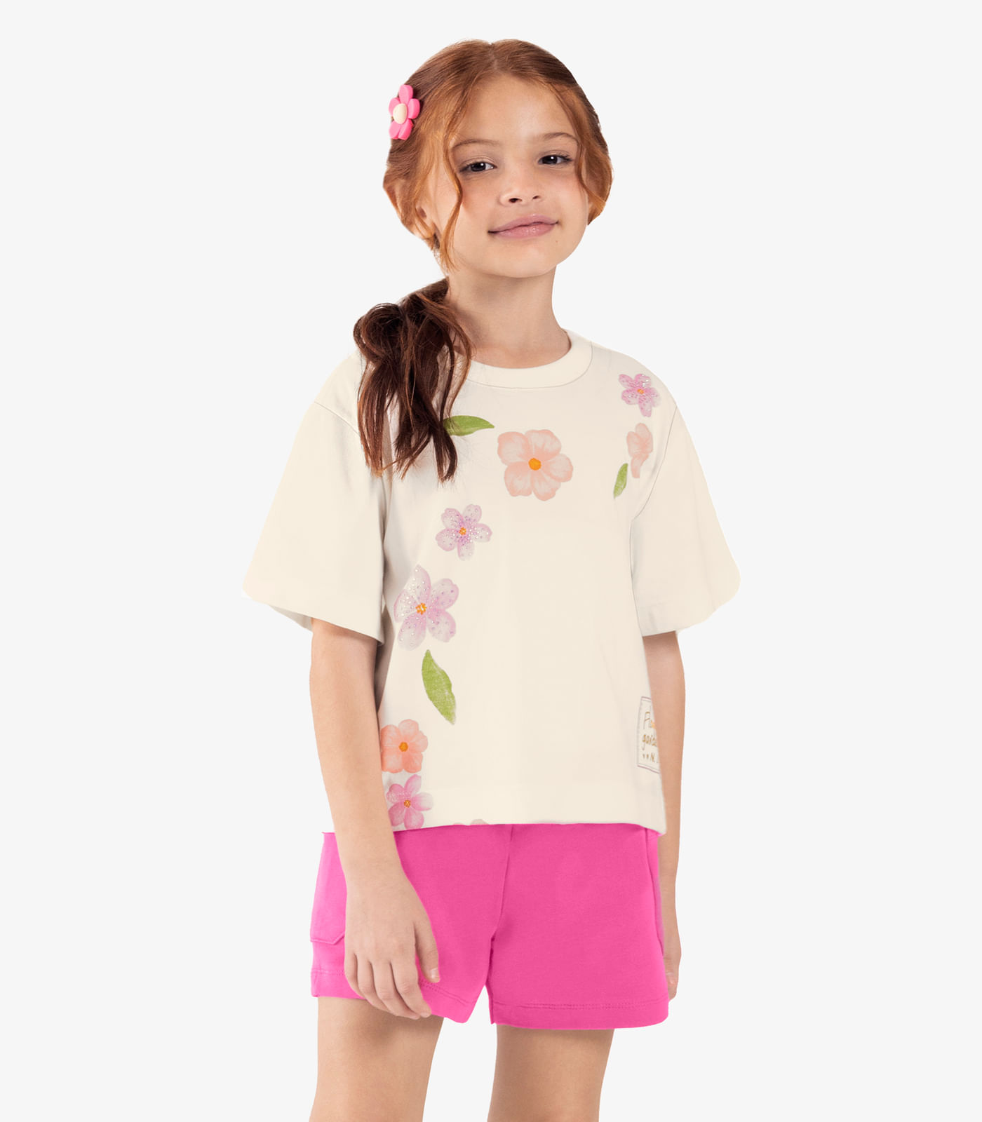 Blusa Infantil Meia Malha Rovi kids Bege