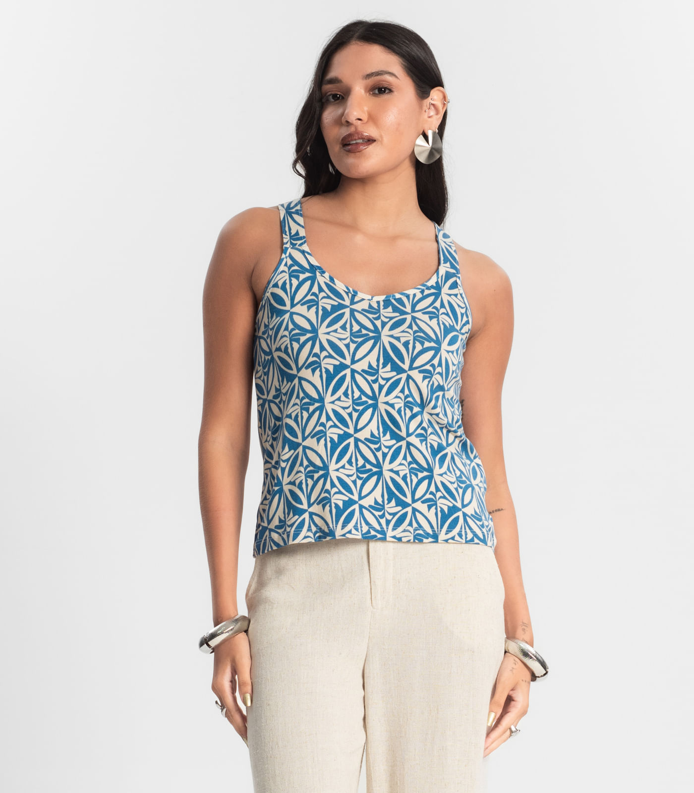 Regata Feminina Rovitex Azul