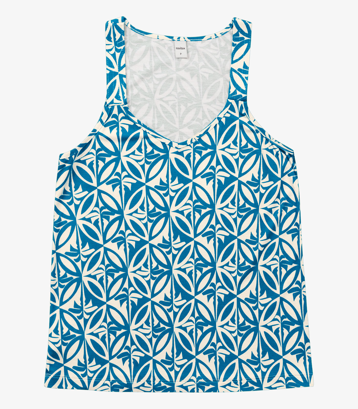 Regata Feminina Rovitex Azul - Imagem 5