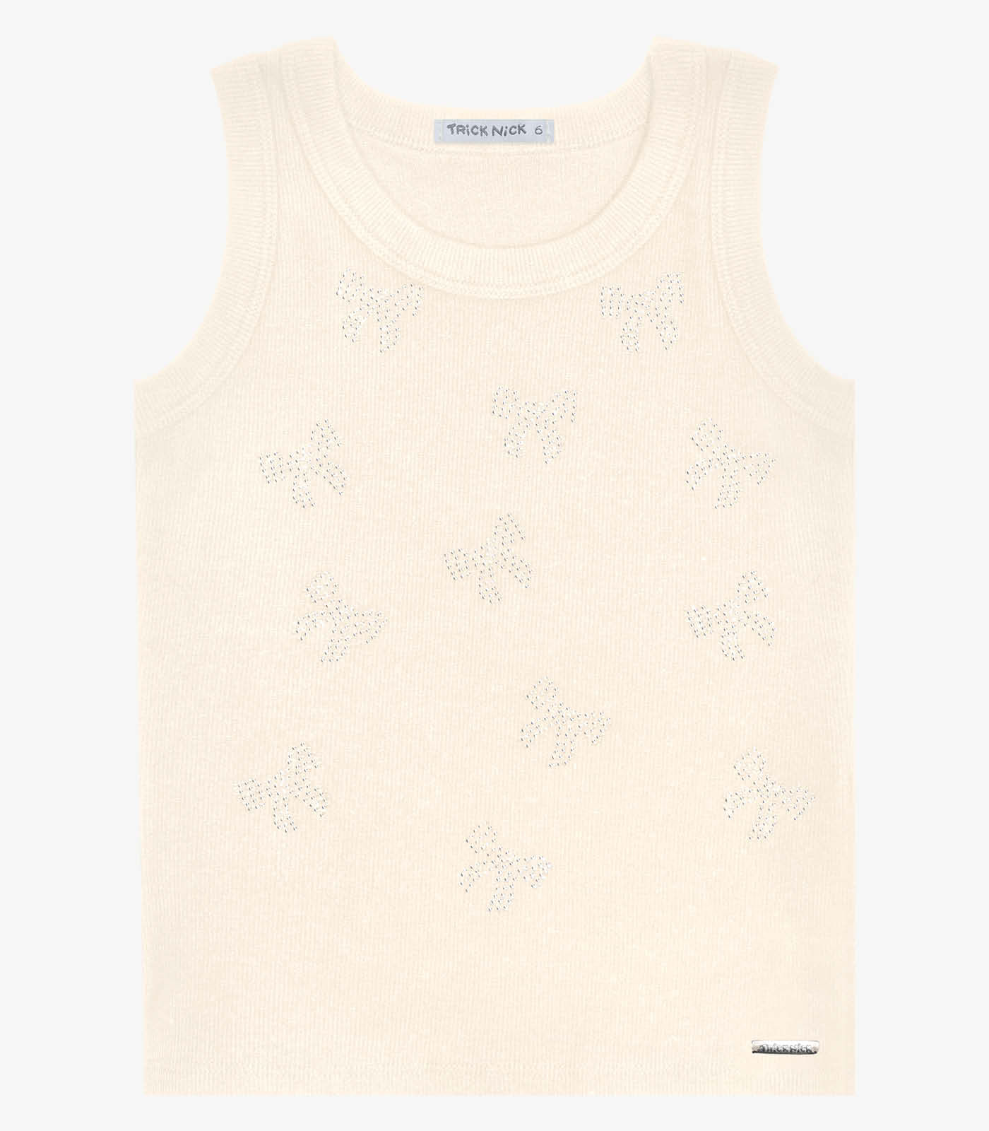 Regata Básica Infantil Feminina Trick Nick Bege