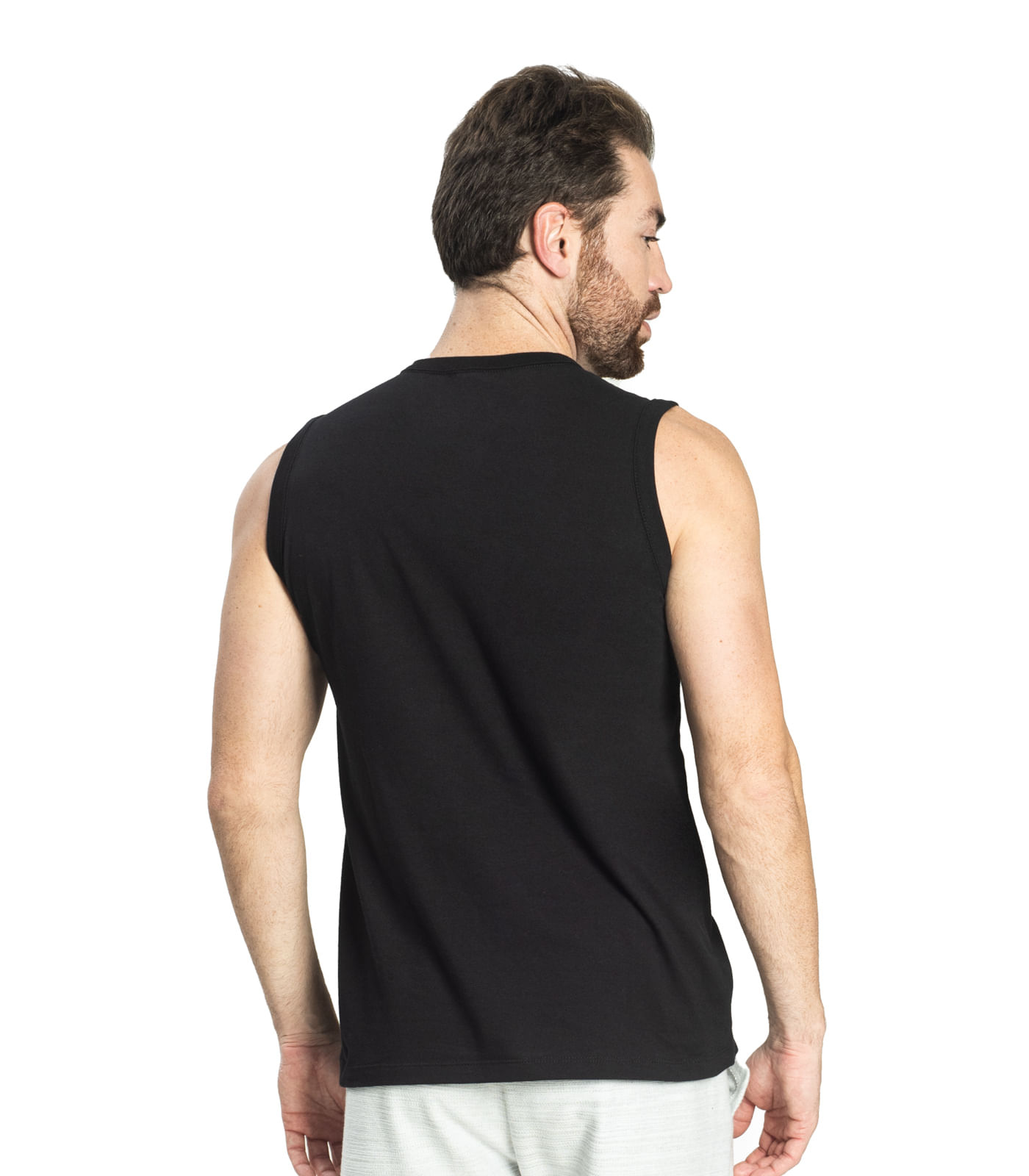 Regata Masculina Básica Rovitex Preto - Imagem 8