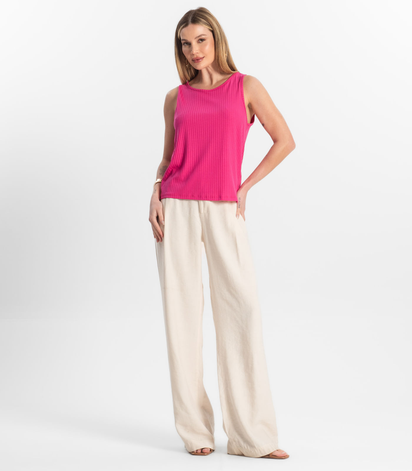 Regata Feminina Select Rosa - Imagem 4