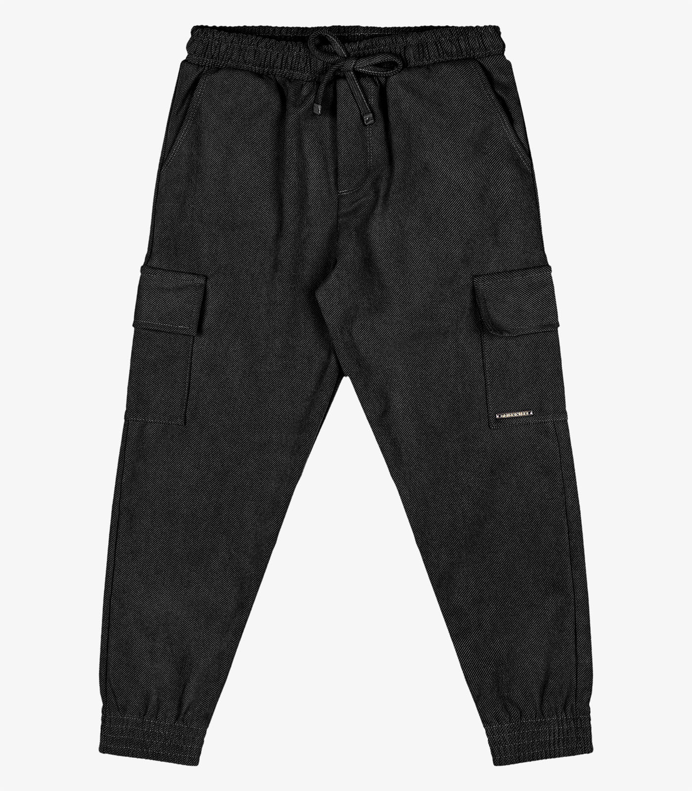 Calça Infantil Menina Jogger Trick Nick Preto - 8