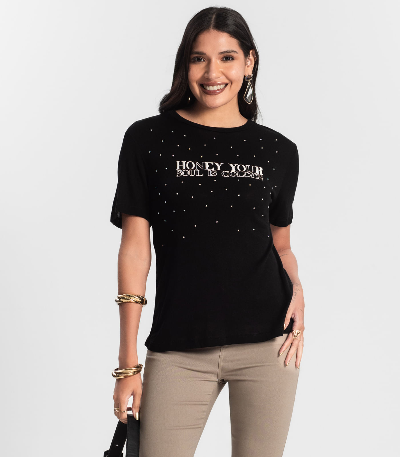 Blusa Visco Tricot Feminina Rovitex Preto