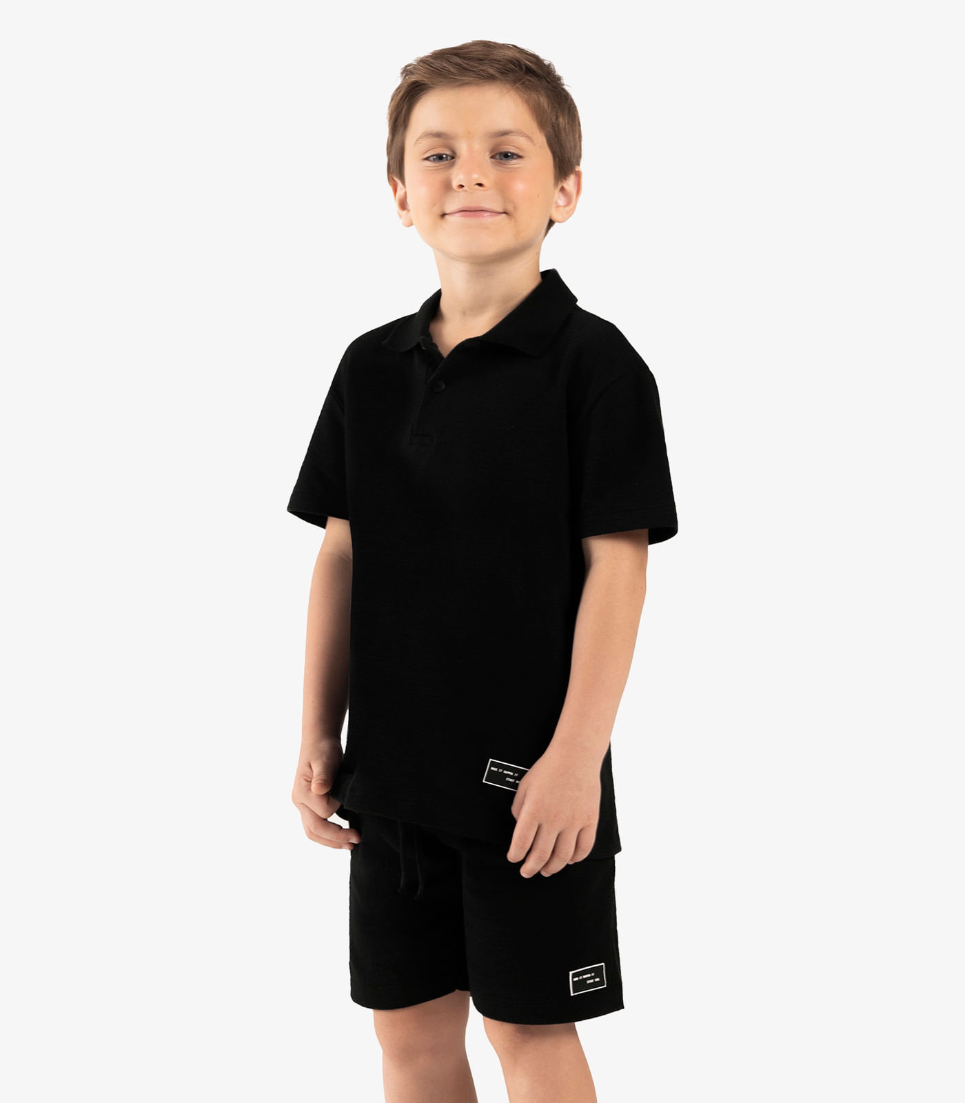 Bermuda Infantil Menino Malhão Fruit Rovi Kids Preto