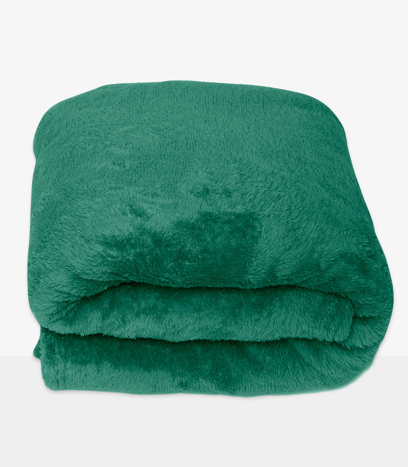 Manta de Microfibra Lisa Casal Infinita Cor Verde - Imagem 3