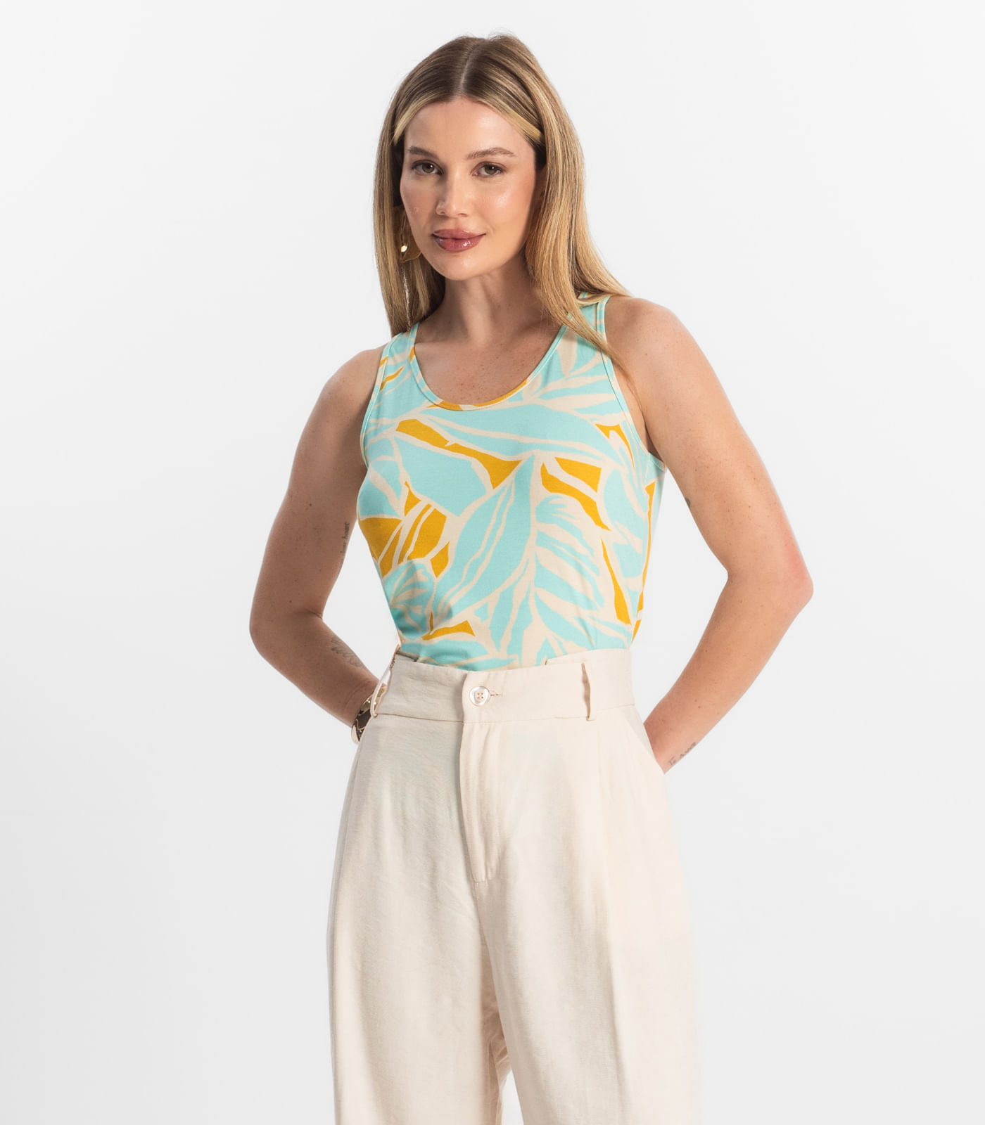 Regata Feminina Rovitex Azul