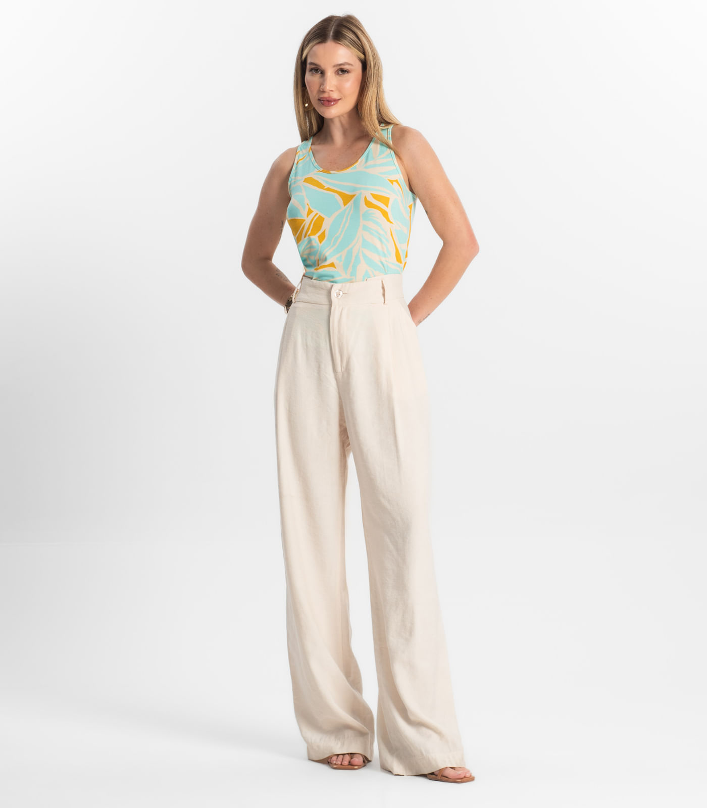 Regata Feminina Rovitex Azul - Imagem 4