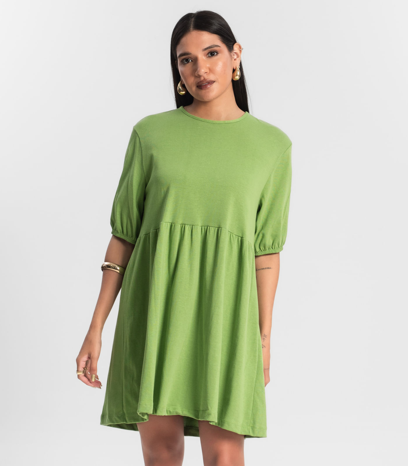 Vestido Feminino Curto Rovitex Verde - Imagem 2