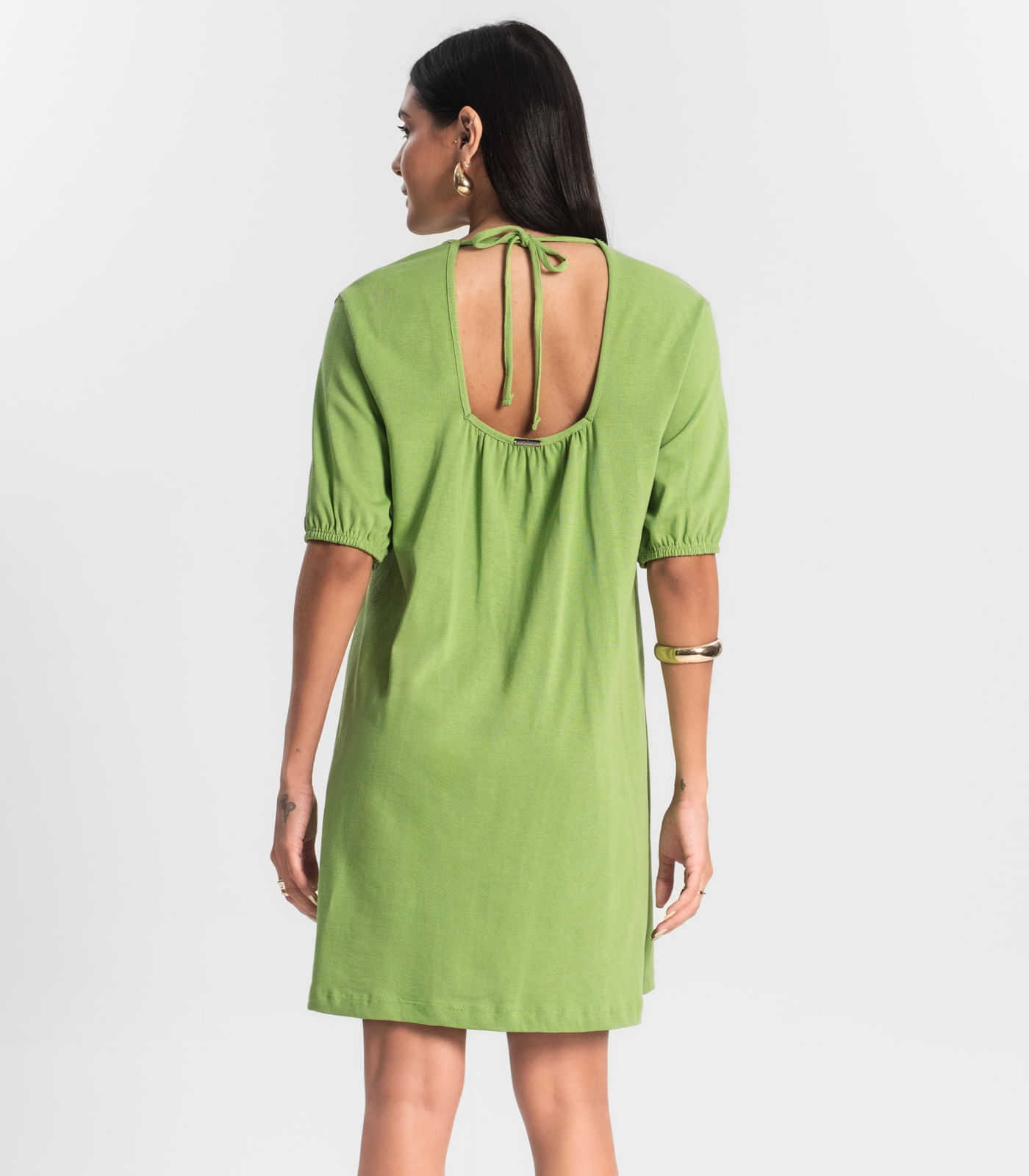 Vestido Feminino Curto Rovitex Verde - Imagem 3