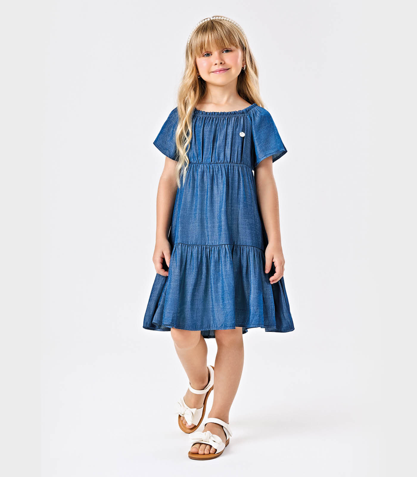 Vestido Liocel Trick Nick Azul - Imagem 4
