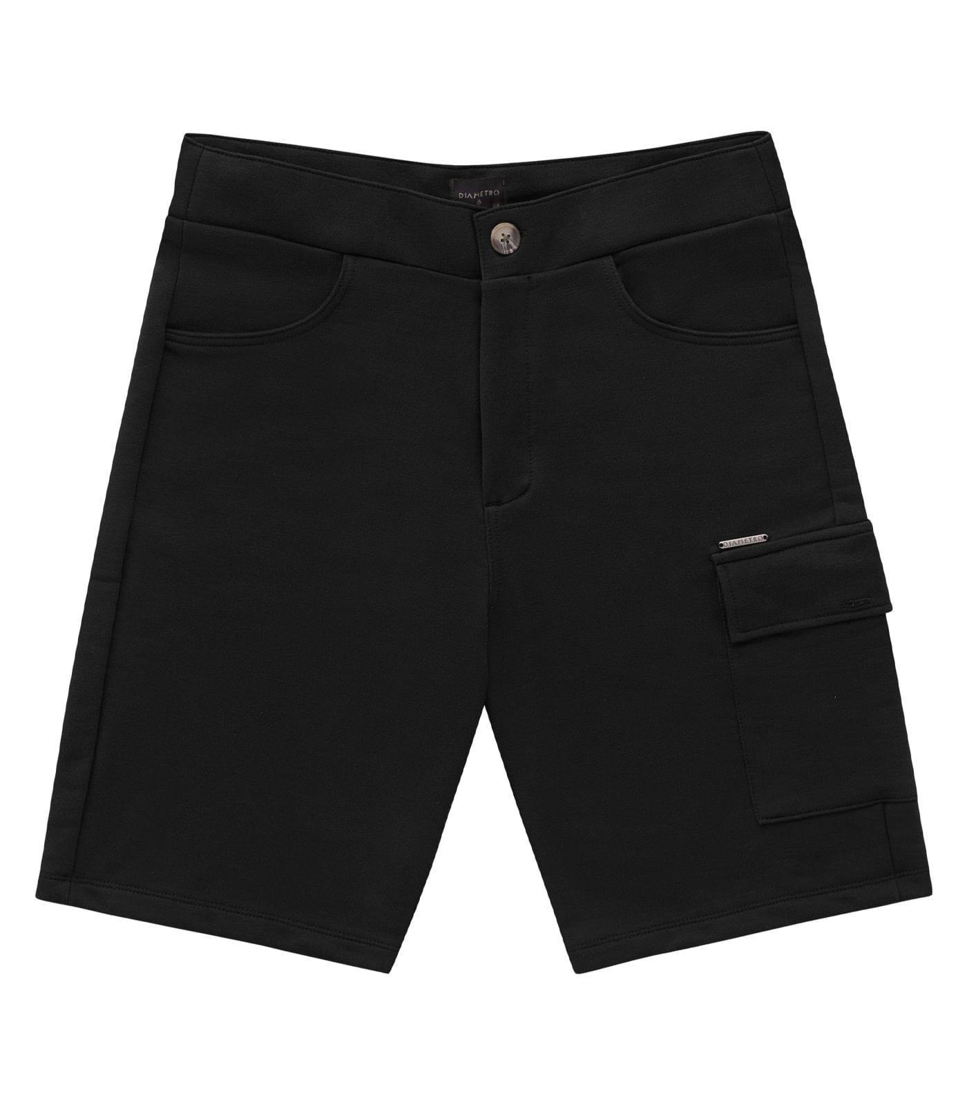 Bermuda Masculina Em Moletom Diametro Preto - Imagem 5