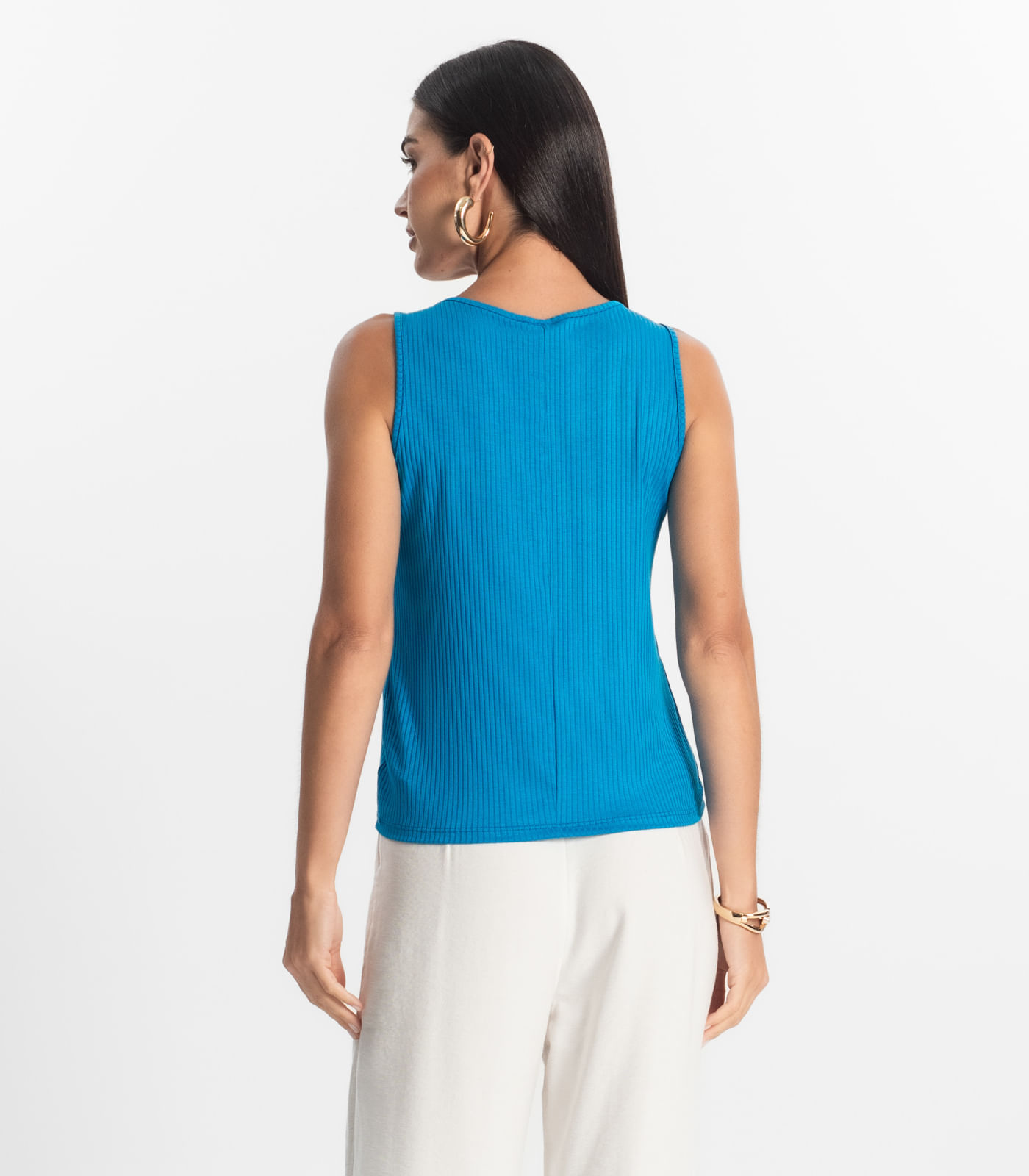 Regata Feminina Select Azul - Imagem 3