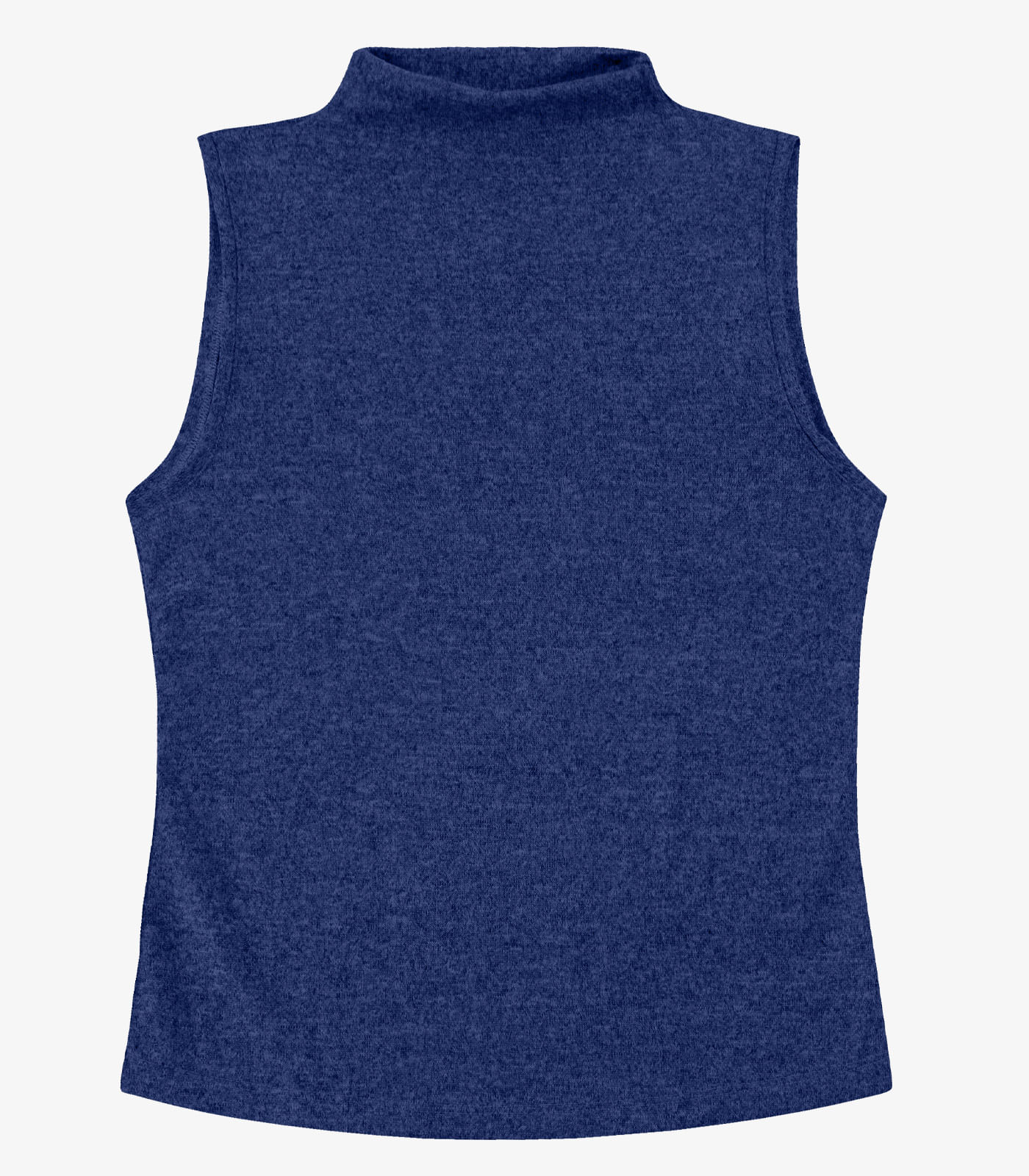 Regata Feminina com Gola Infinita Cor Azul - Imagem 5