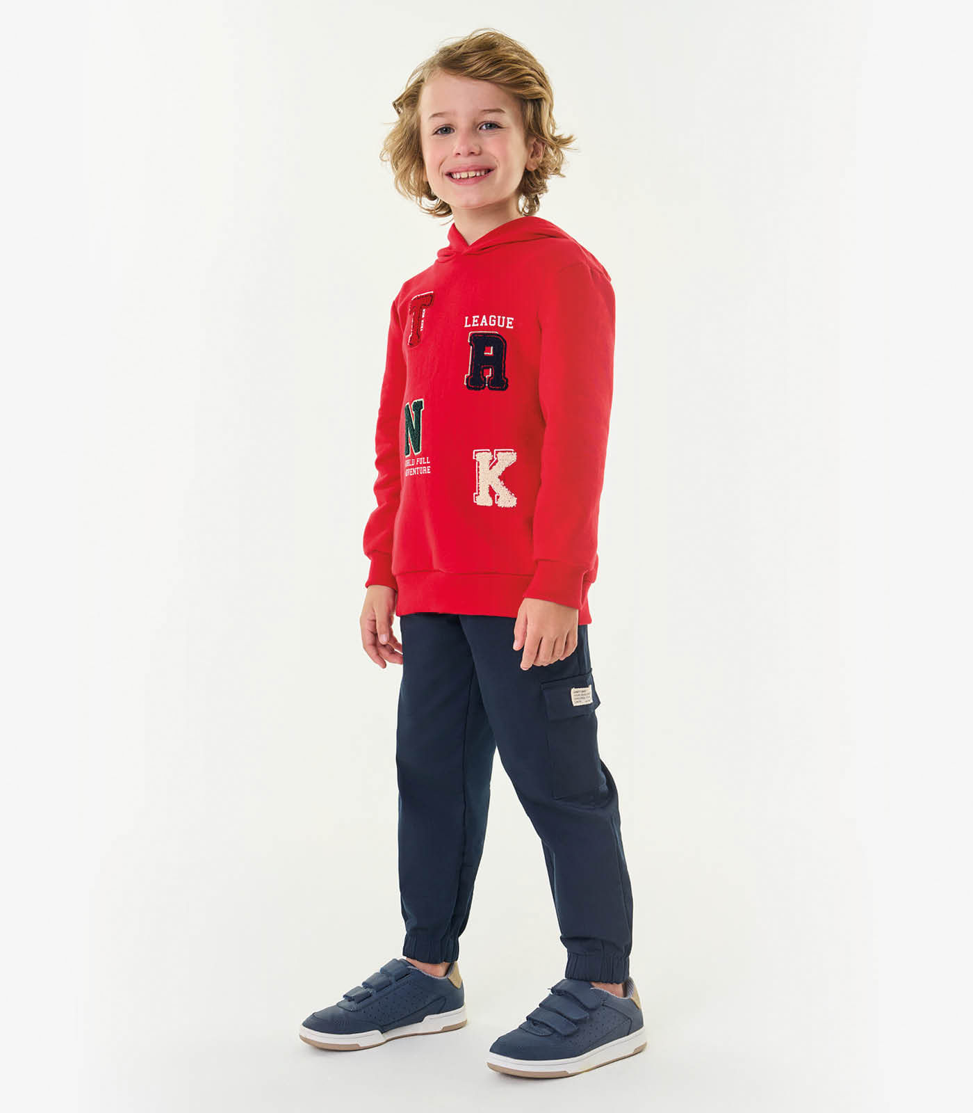 Conjunto Infantil Moletom Com Calça Trick Nick Vermelho