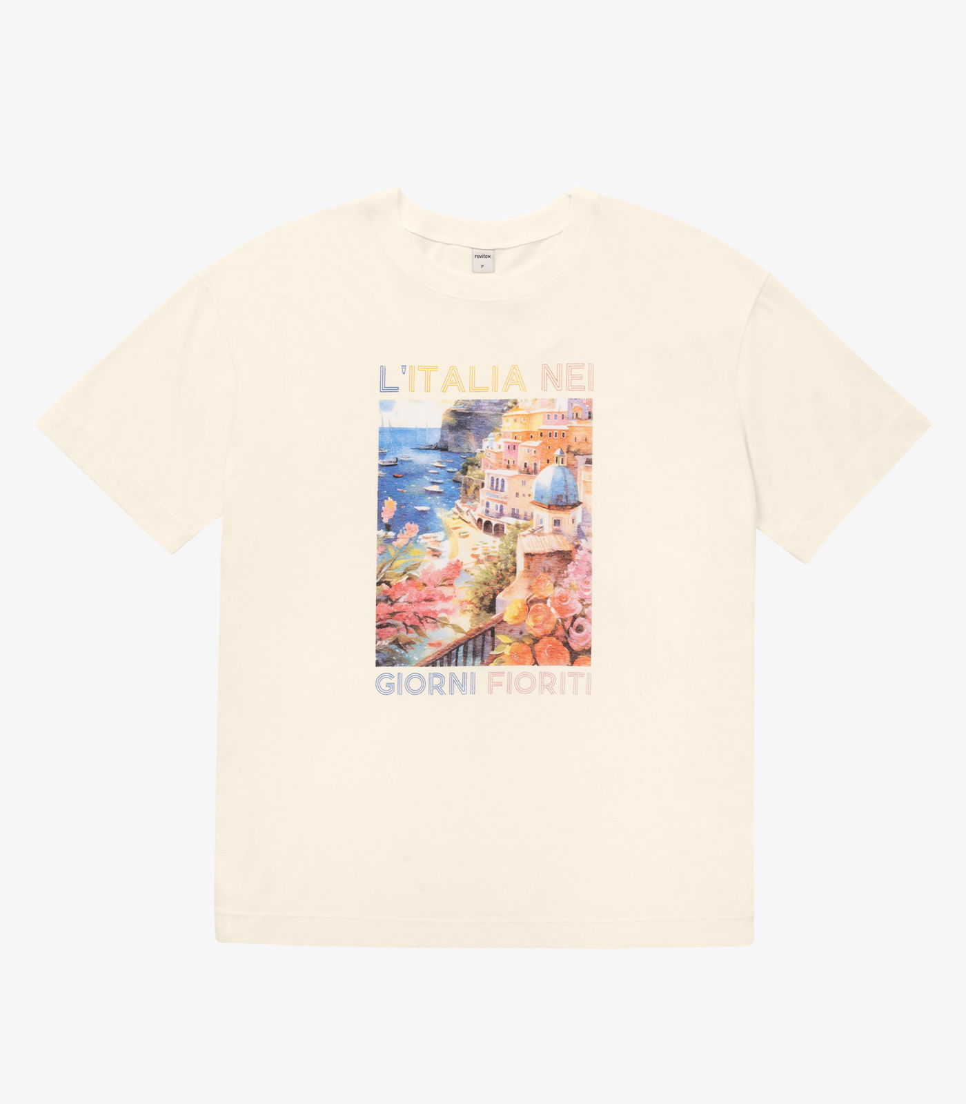 Camiseta Feminina T-Shirt Meia Malha Bege - Imagem 2