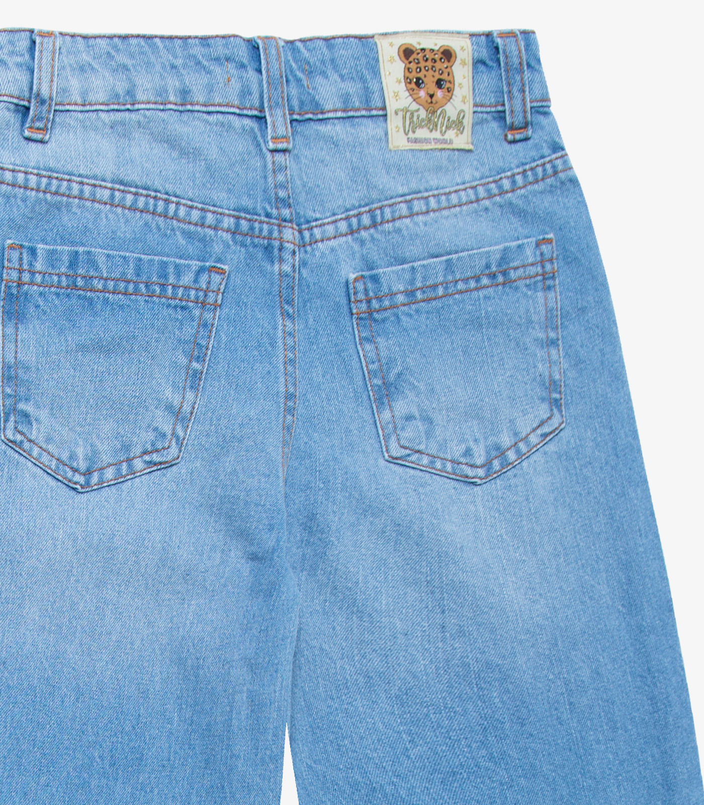 Calça Pantalona Infantil Trick Nick Azul - Imagem 6