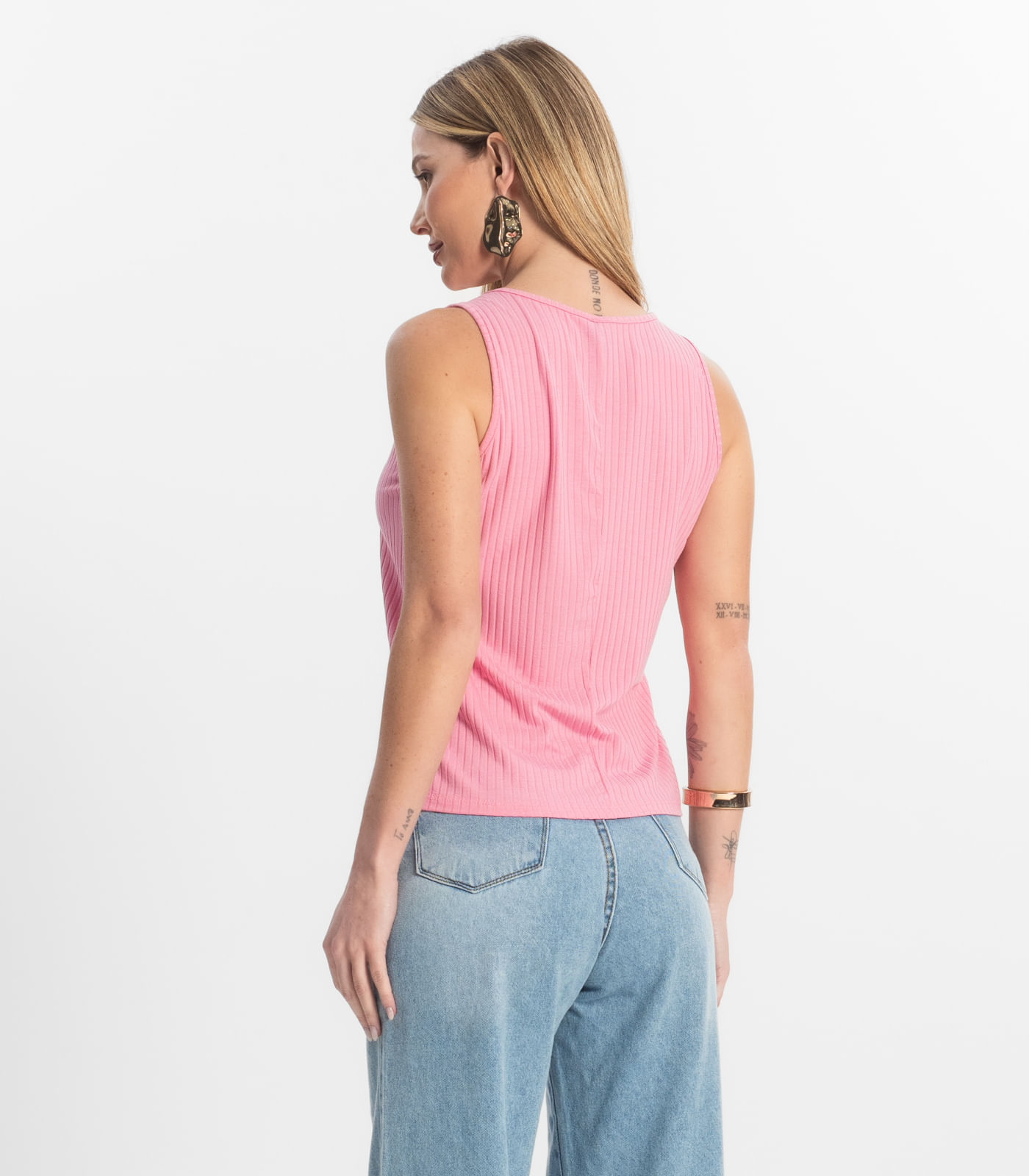 Regata Feminina Select Rosa - Imagem 3