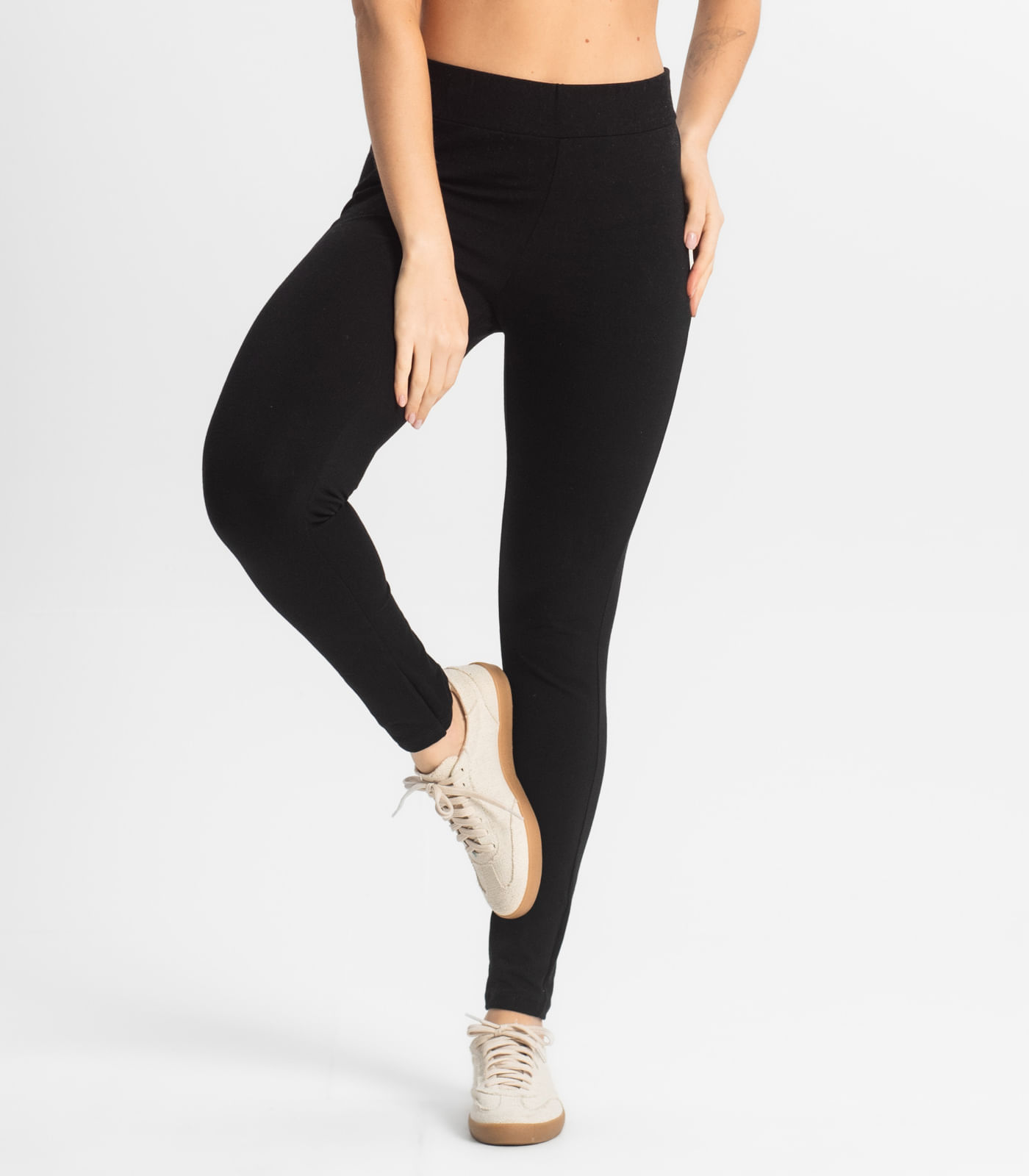 Legging Feminina em Cotton Pesado Select Preto - Imagem 2