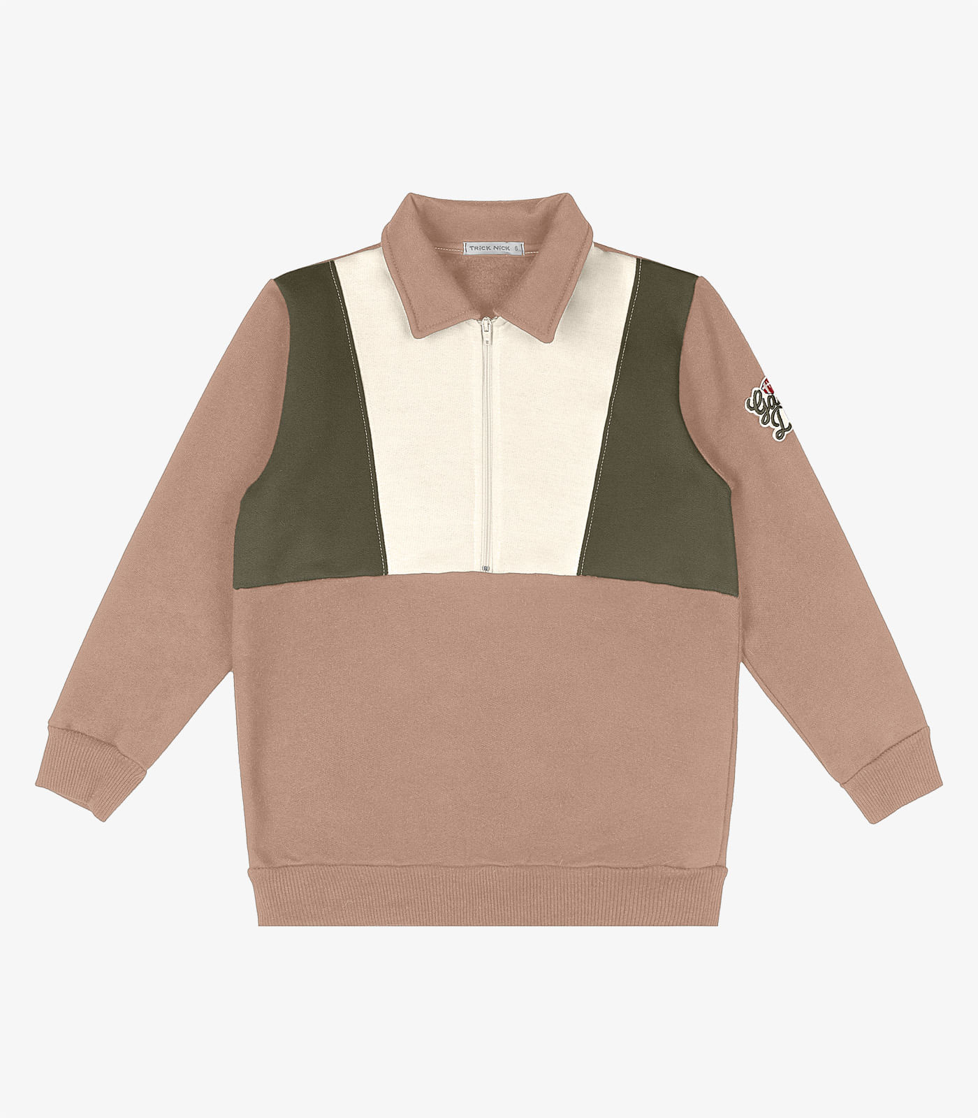 Moletom Infantil Masculino Trick Nick Marrom