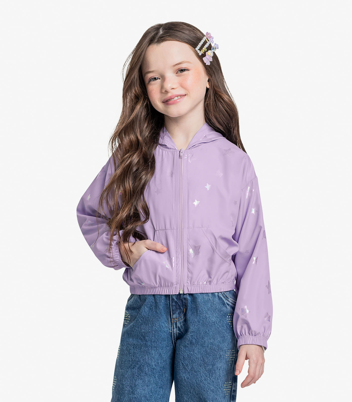 Jaqueta com Capuz Trick Nick Roxo