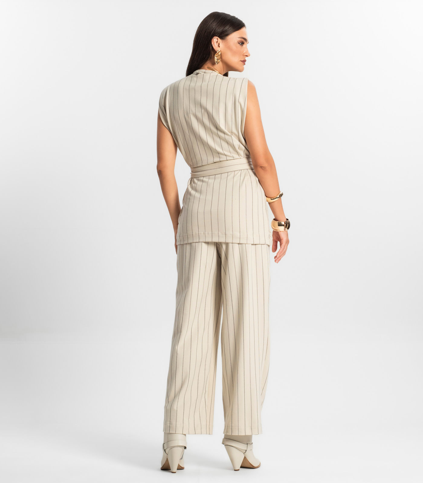 Calça Feminina de Molecotton Endless Bege - Imagem 3