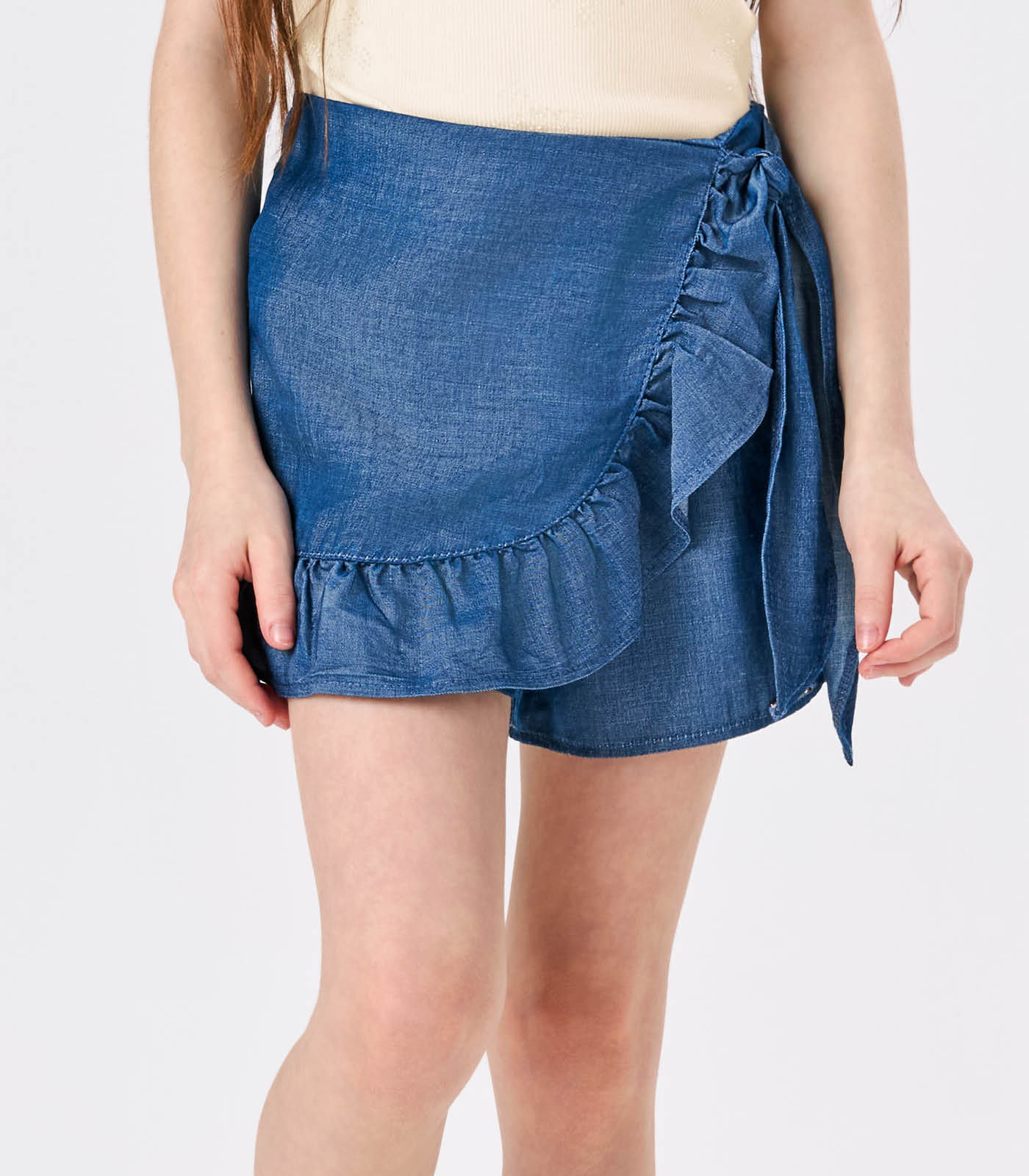 Conjunto Regata Com Shorts Saia Trick Nick Azul - Imagem 3