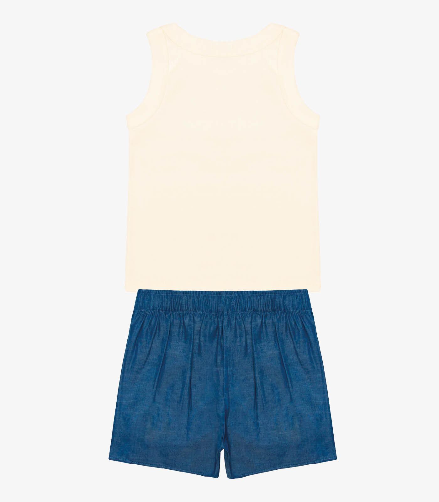 Conjunto Regata Com Shorts Saia Trick Nick Azul - Imagem 7