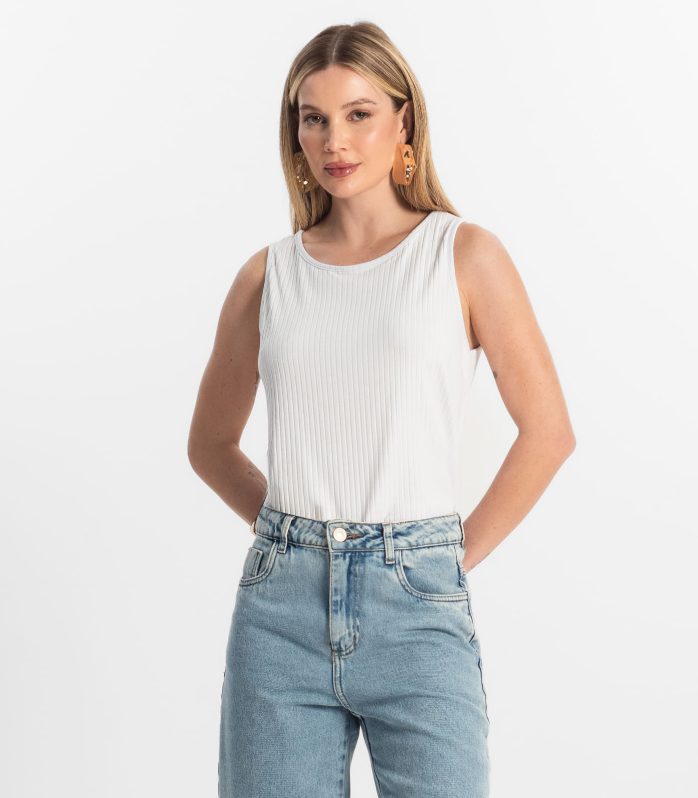 Regata Feminina Select Branco