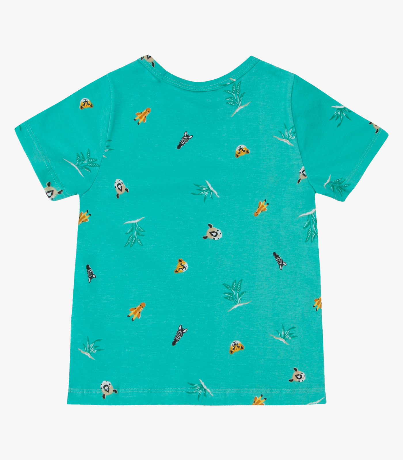 Camiseta Infantil Masculina Animais Infinita Cor Verde - Imagem 4