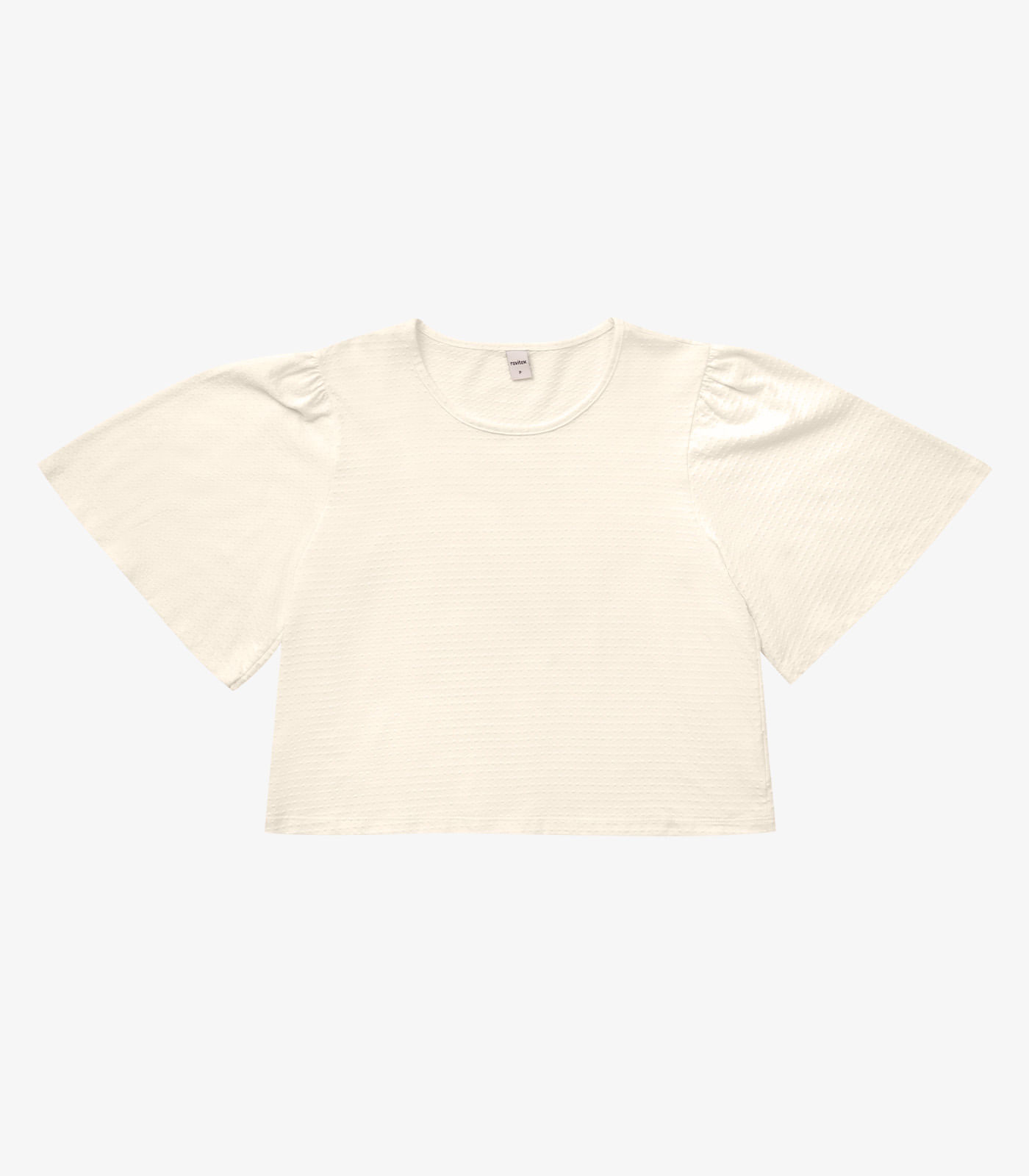 Blusa Feminina Manga Franzida Rovitex Bege