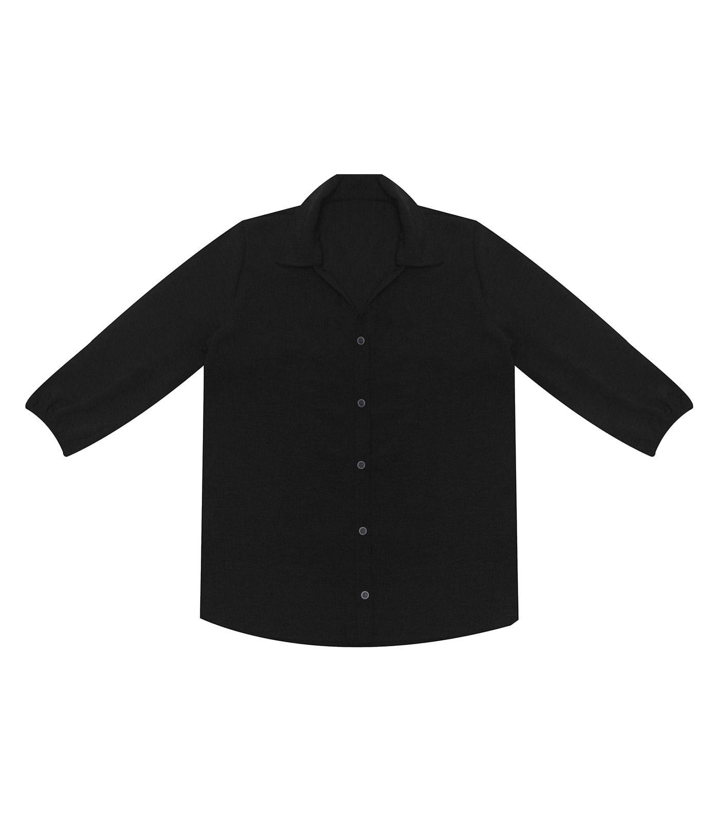 Camisa 3/4 Feminina Rovitex Preto - Imagem 5